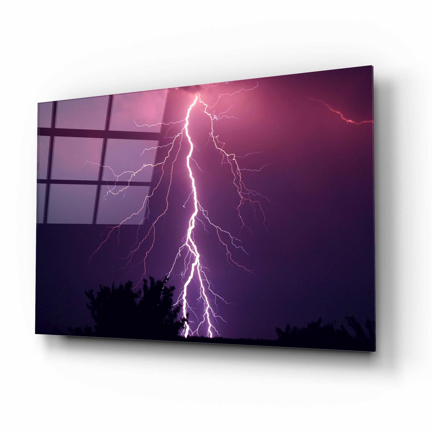 Epic Art 'Thunder' by Unknown Artist, Acrylic Glass Wall Art,16x12