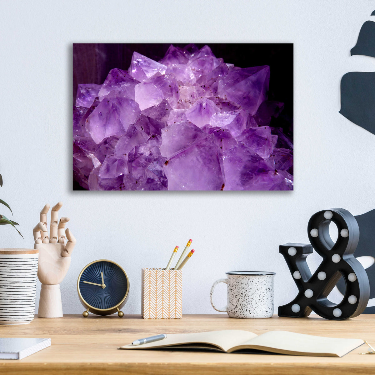 Epic Art 'Sunrise Gemstone' by Unknown Artist, Acrylic Glass Wall Art,16x12
