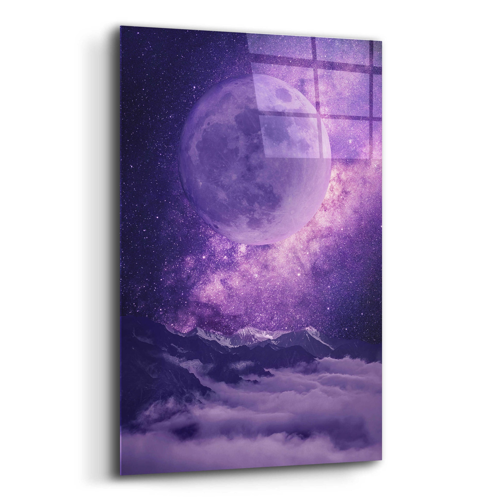 Epic Art 'Sublime Moonlight ' by Unknown Artist, Acrylic Glass Wall Art,12x16