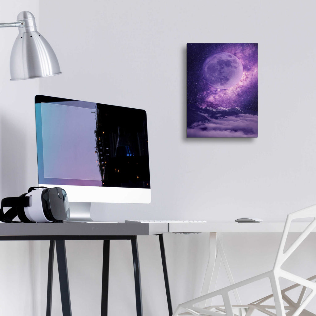 Epic Art 'Sublime Moonlight ' by Unknown Artist, Acrylic Glass Wall Art,12x16