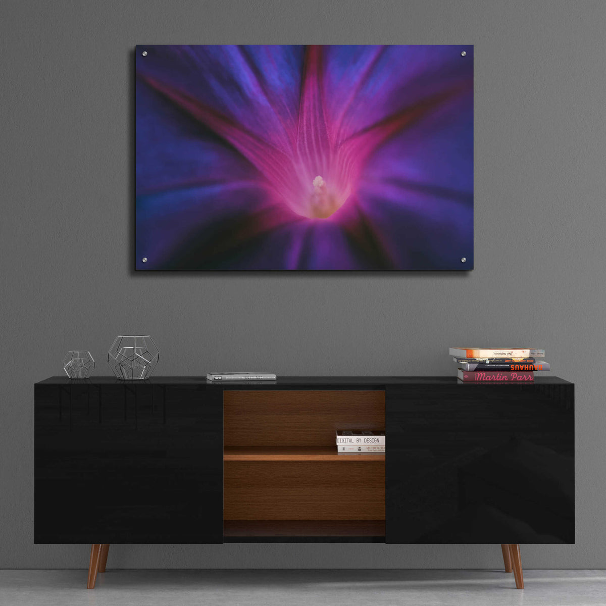 Epic Art 'Purple Pageantry Winds' by Unknown Artist, Acrylic Glass Wall Art,36x24