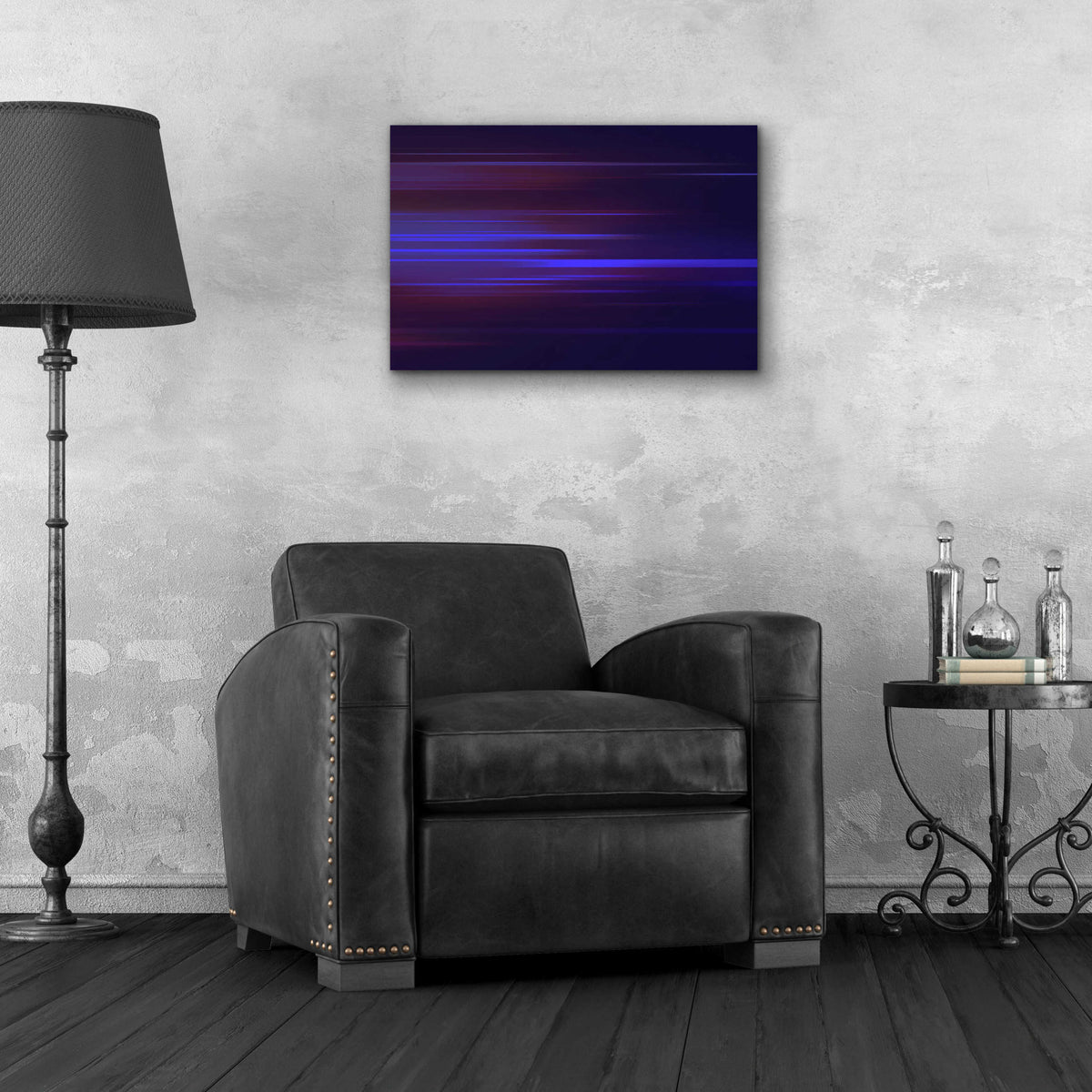 Epic Art 'Purple Magnetism' by Unknown Artist, Acrylic Glass Wall Art,24x16