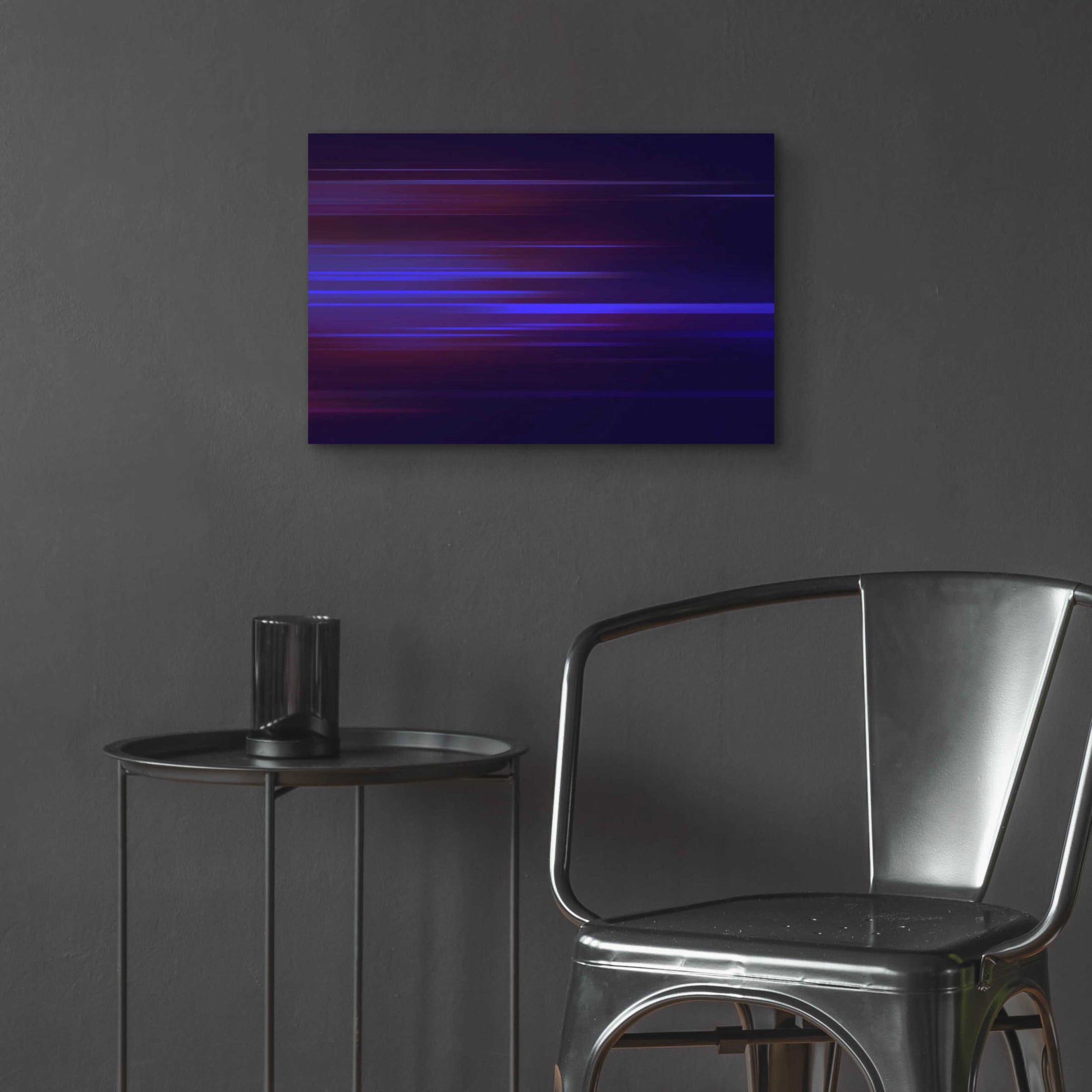 Epic Art 'Purple Magnetism' by Unknown Artist, Acrylic Glass Wall Art,24x16