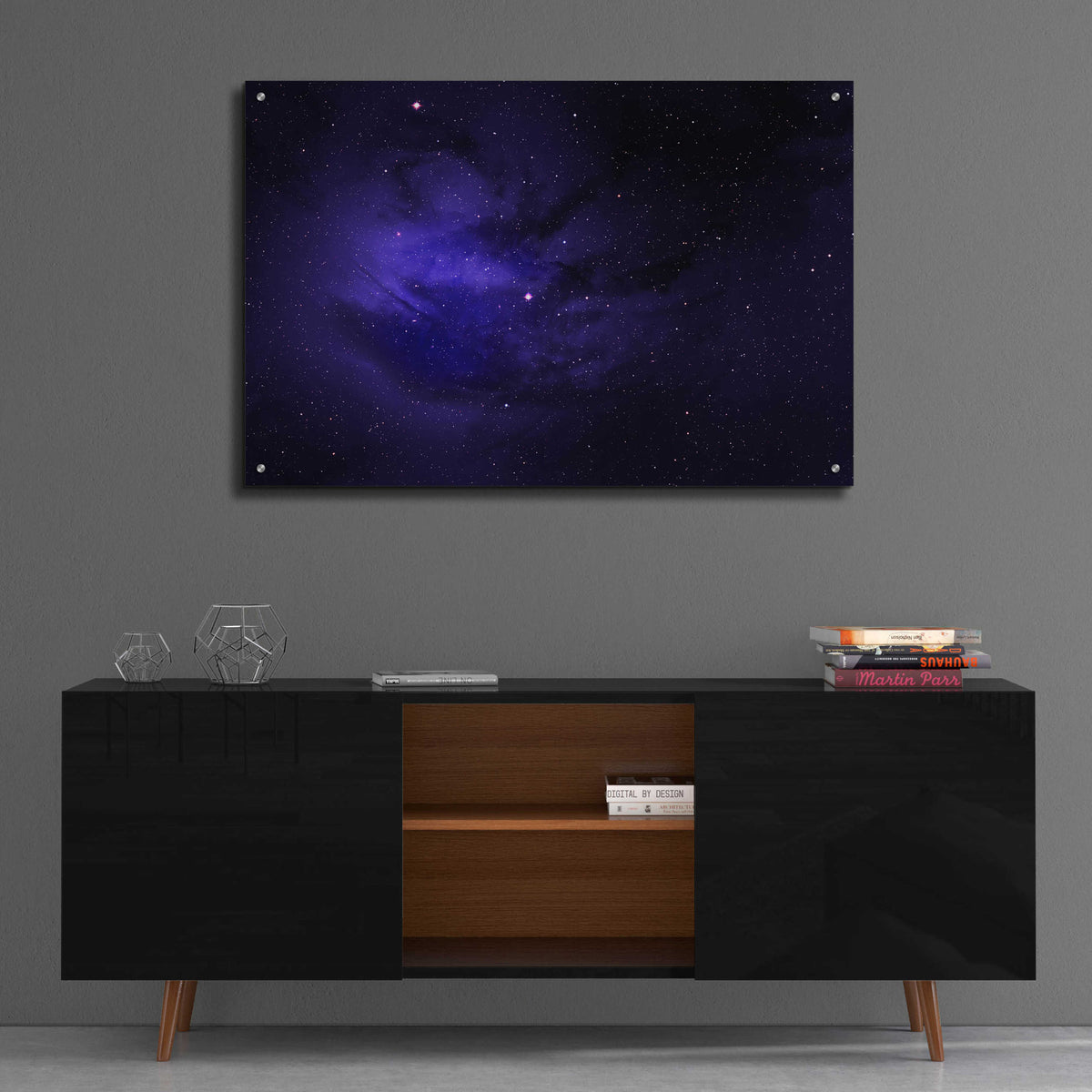 Epic Art 'Persian Indigo Night ' by Unknown Artist, Acrylic Glass Wall Art,36x24