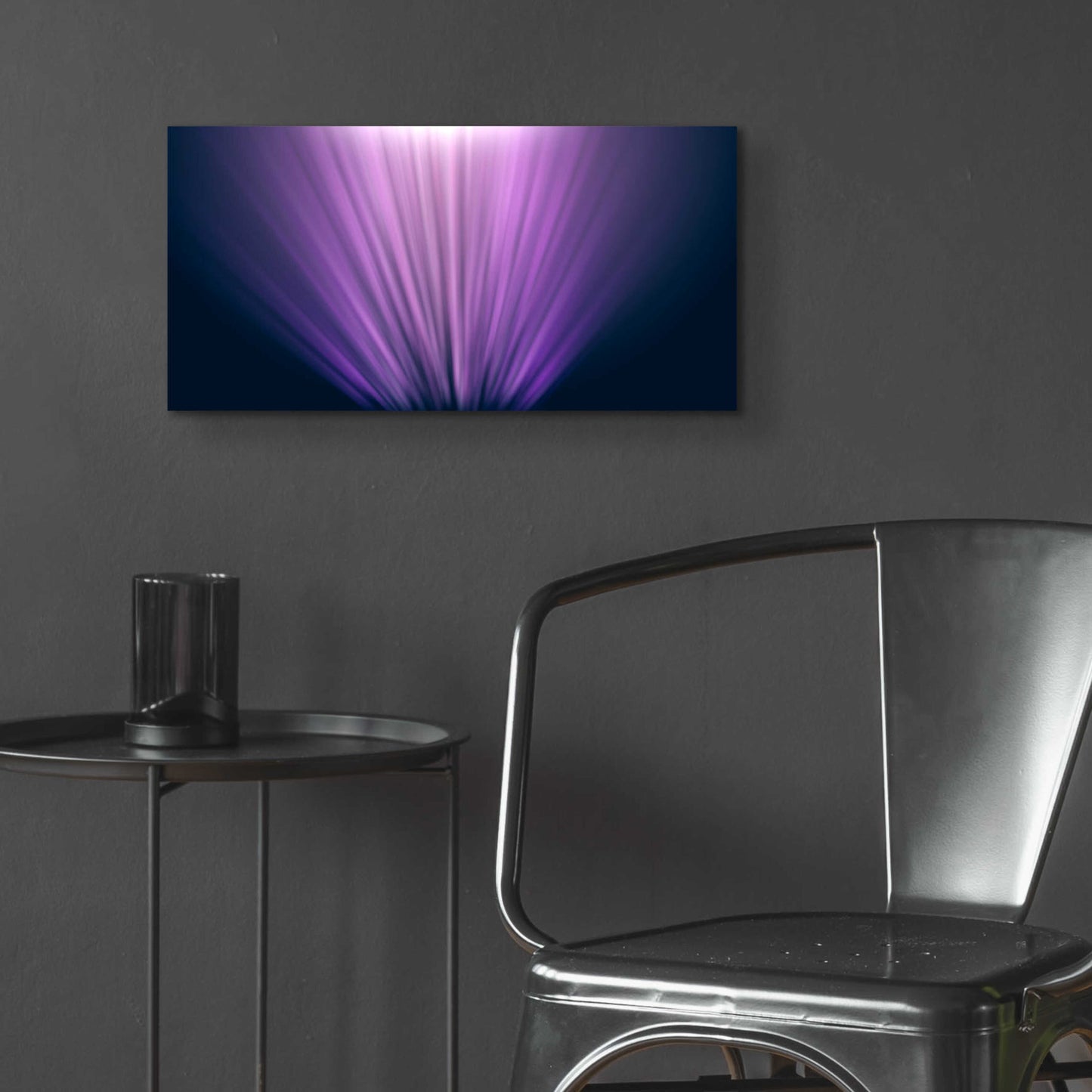 Epic Art 'Peraly Rays' by Unknown Artist, Acrylic Glass Wall Art,24x12