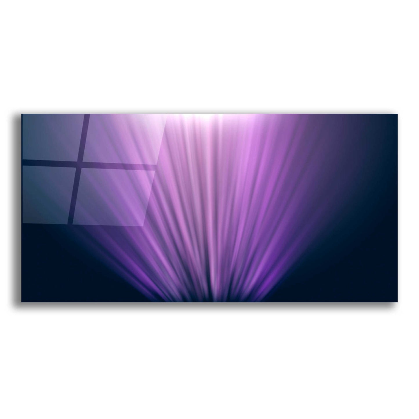 Epic Art 'Peraly Rays' by Unknown Artist, Acrylic Glass Wall Art,24x12