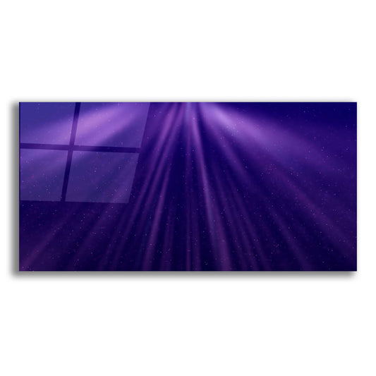 Epic Art 'Oceanic Moon Rays' by Unknown Artist, Acrylic Glass Wall Art