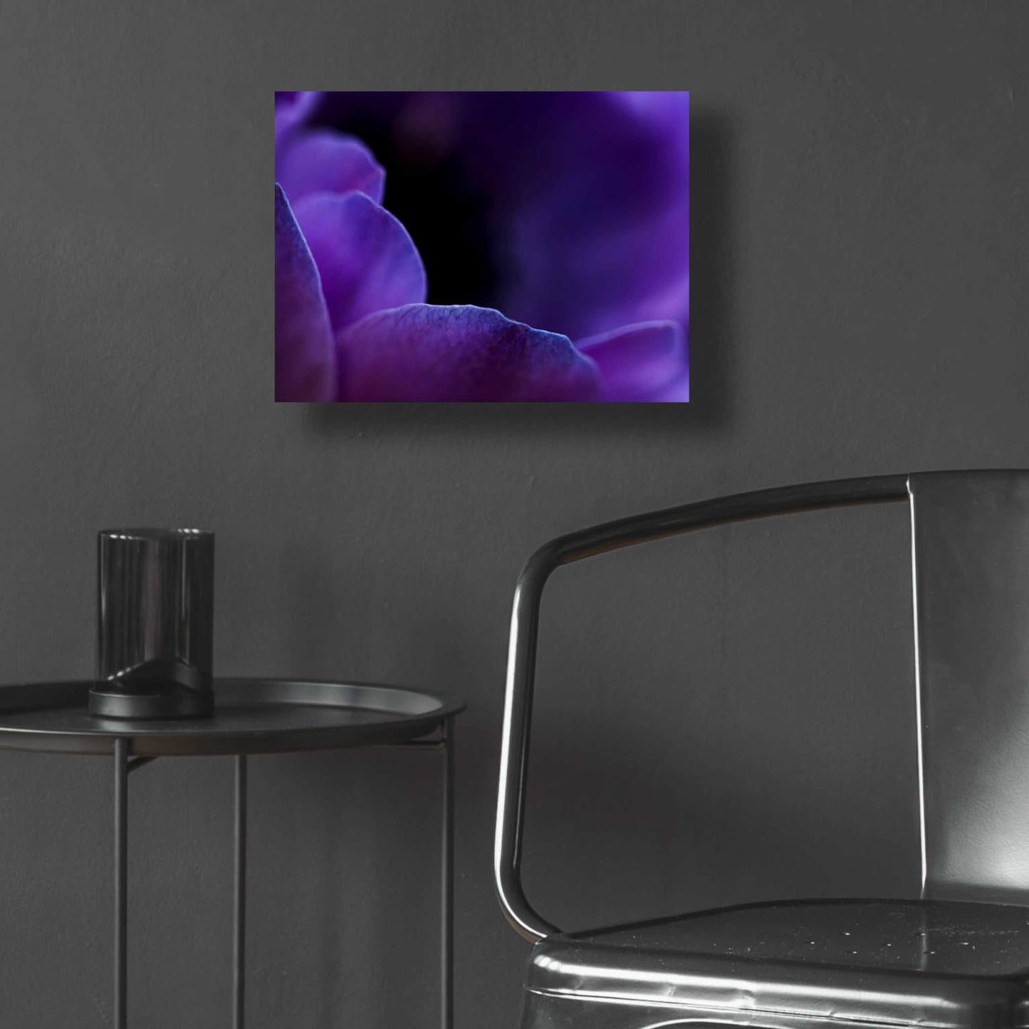 Epic Art 'Midnight Petals' by Unknown Artist, Acrylic Glass Wall Art,16x12