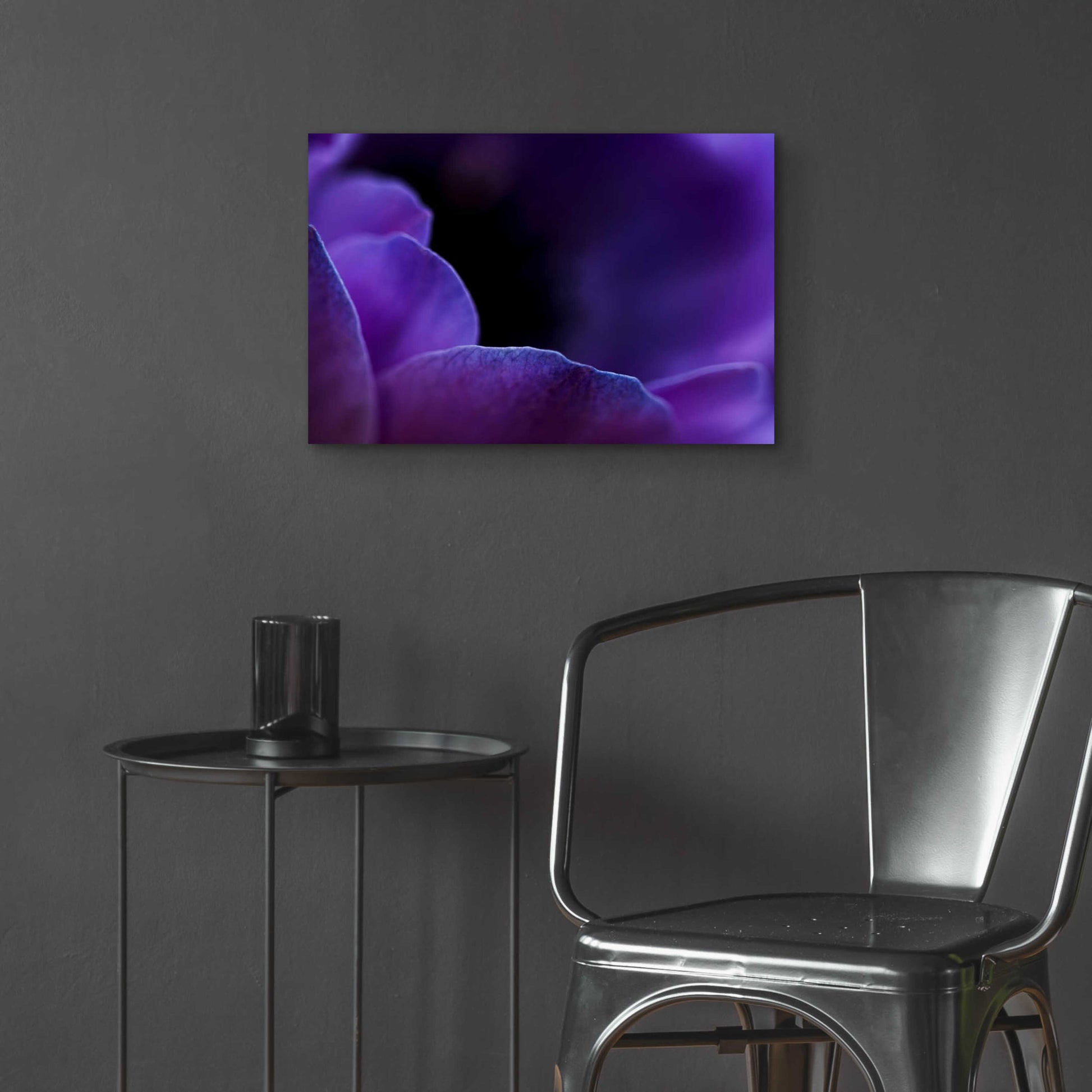 Epic Art 'Midnight Petals' by Unknown Artist, Acrylic Glass Wall Art,24x16