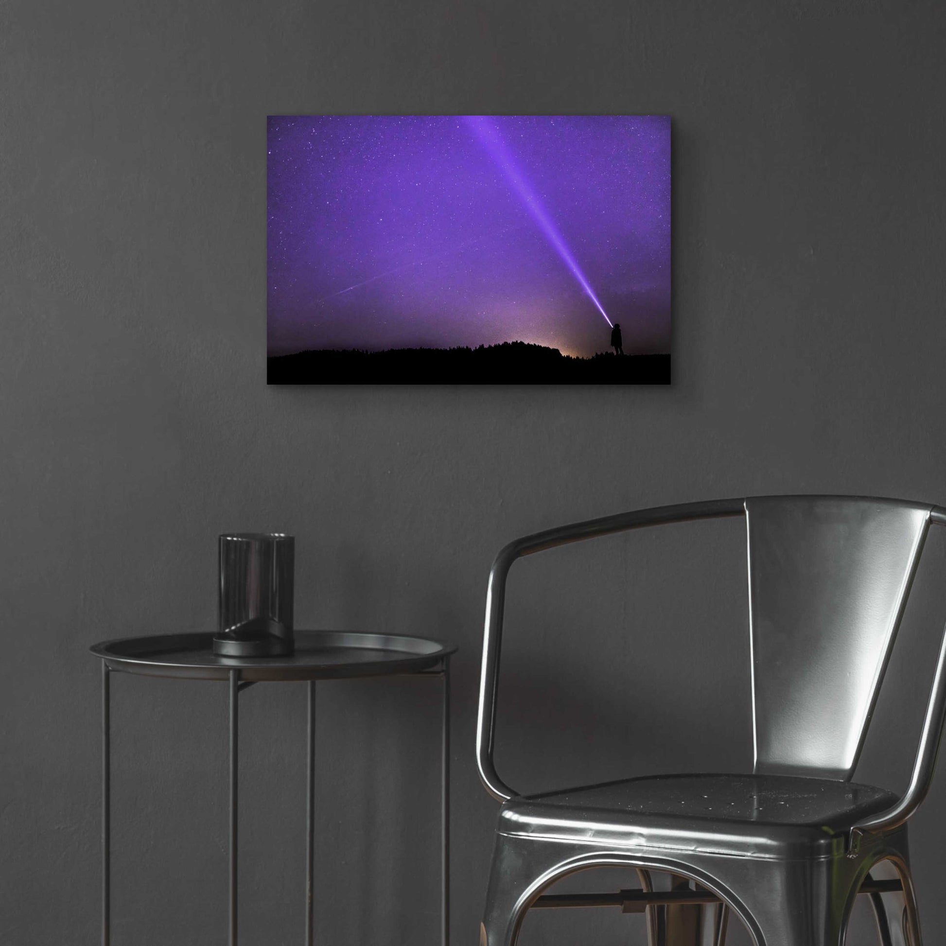 Epic Art 'Lavender Stars' by Unknown Artist, Acrylic Glass Wall Art,24x16