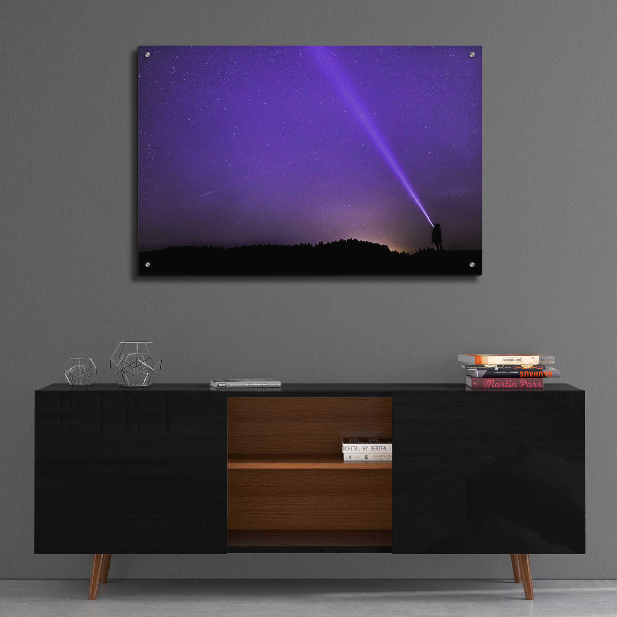 Epic Art 'Lavender Stars' by Unknown Artist, Acrylic Glass Wall Art,36x24