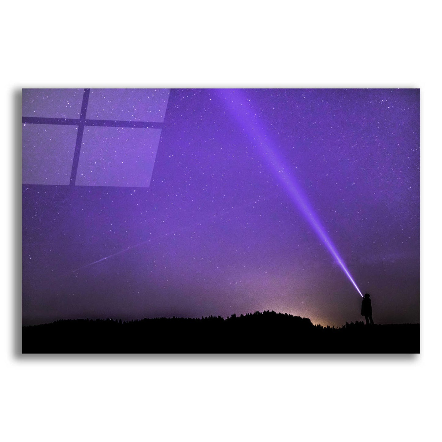 Epic Art 'Lavender Stars' by Unknown Artist, Acrylic Glass Wall Art