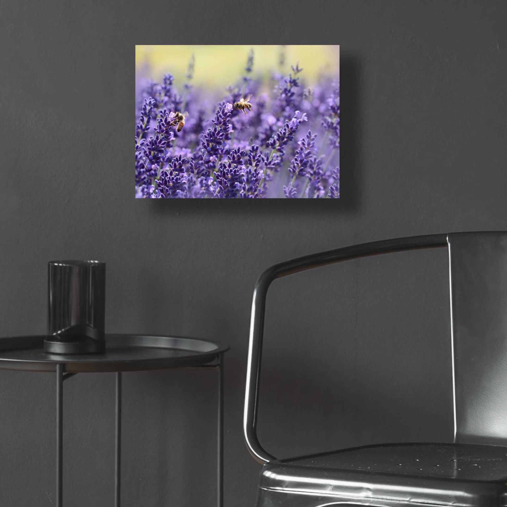 Epic Art 'Lavender Honey' by Unknown Artist, Acrylic Glass Wall Art,16x12