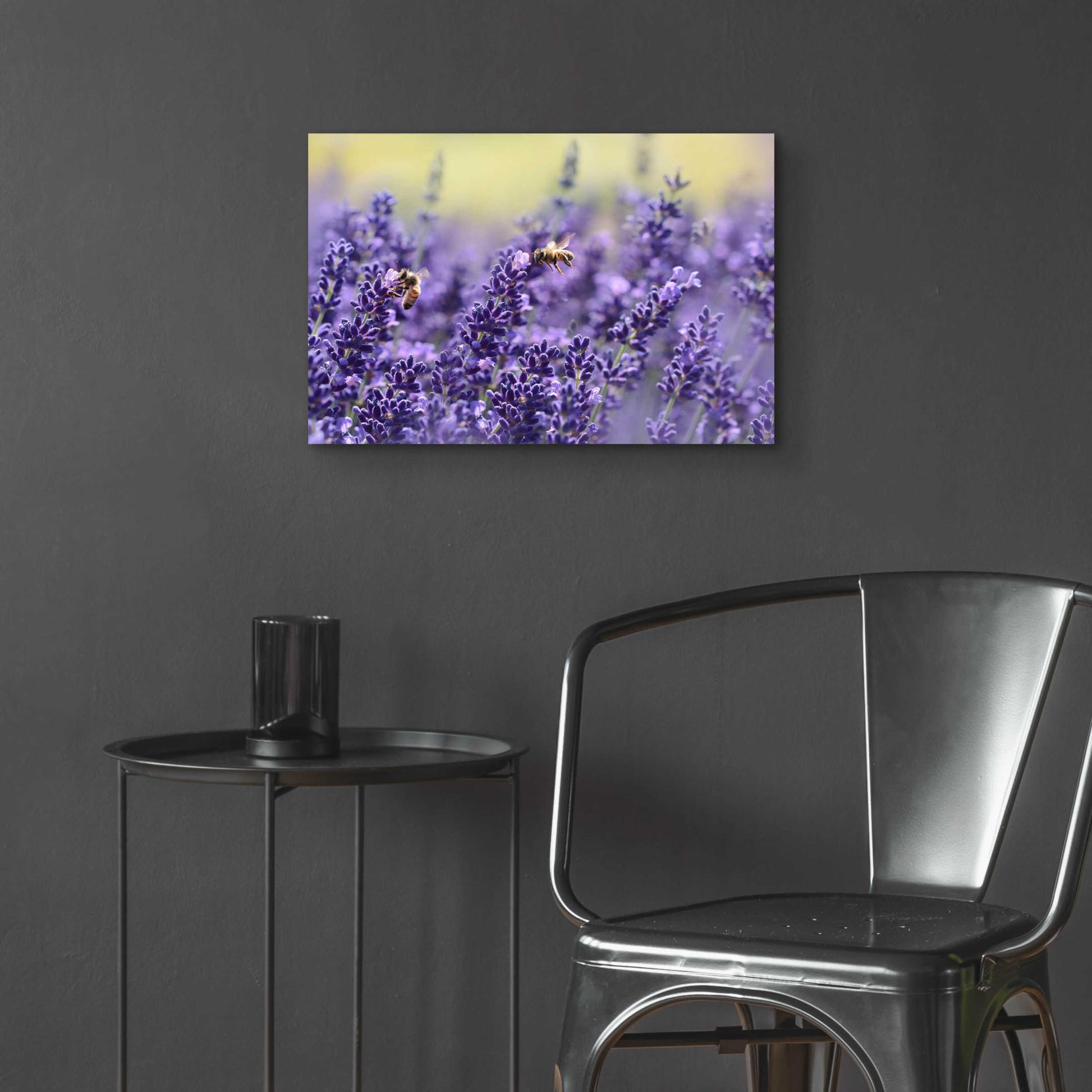 Epic Art 'Lavender Honey' by Unknown Artist, Acrylic Glass Wall Art,24x16