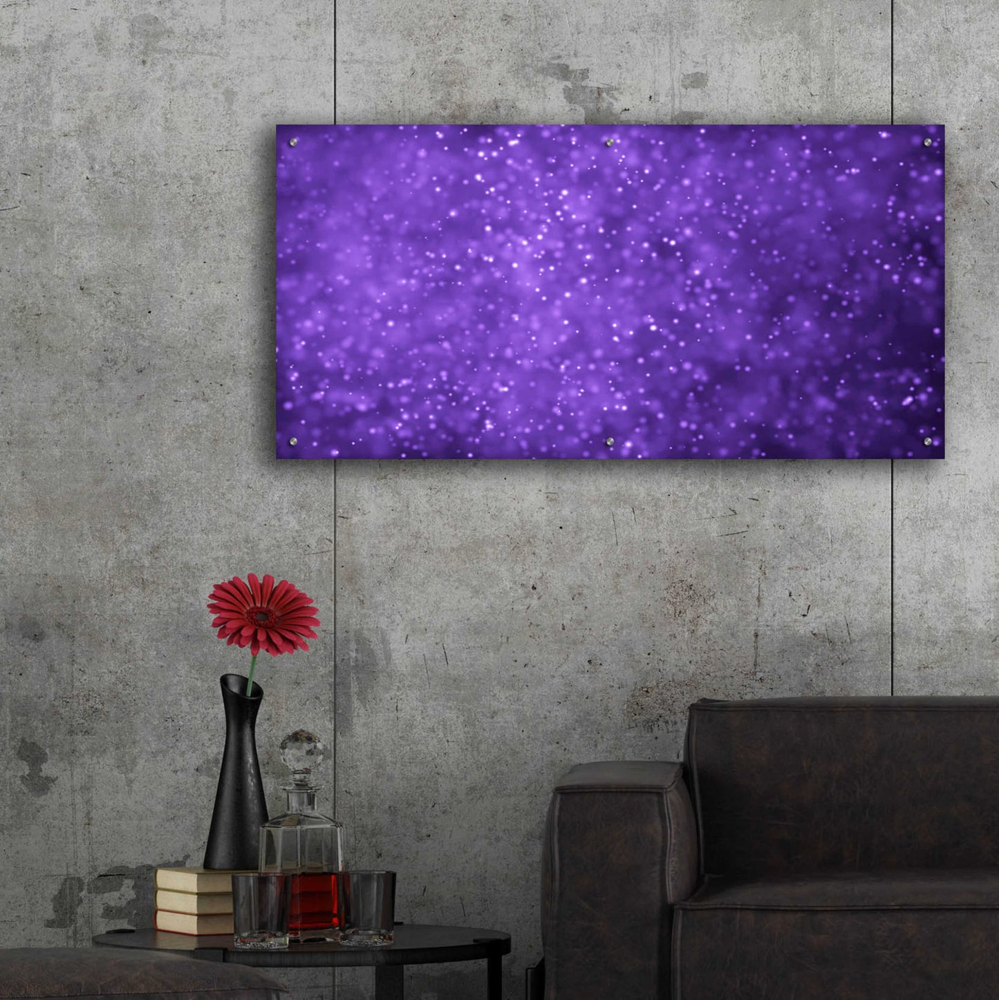 Epic Art 'Grape Soda' by Unknown Artist, Acrylic Glass Wall Art,48x24