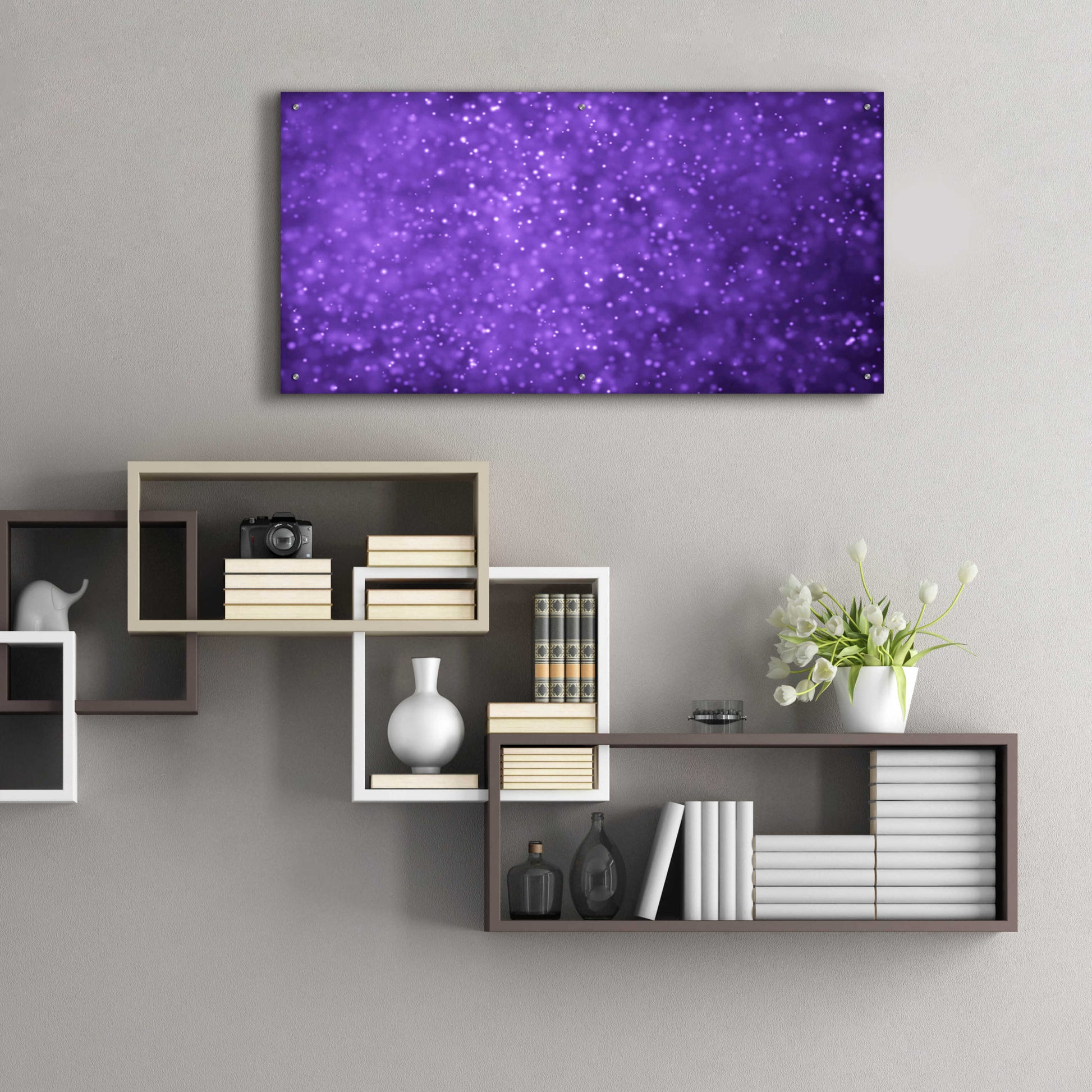 Epic Art 'Grape Soda' by Unknown Artist, Acrylic Glass Wall Art,48x24