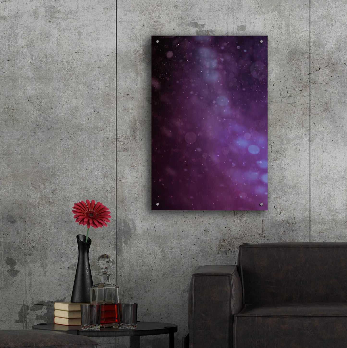 Epic Art 'Ending Night' by Unknown Artist, Acrylic Glass Wall Art,24x36