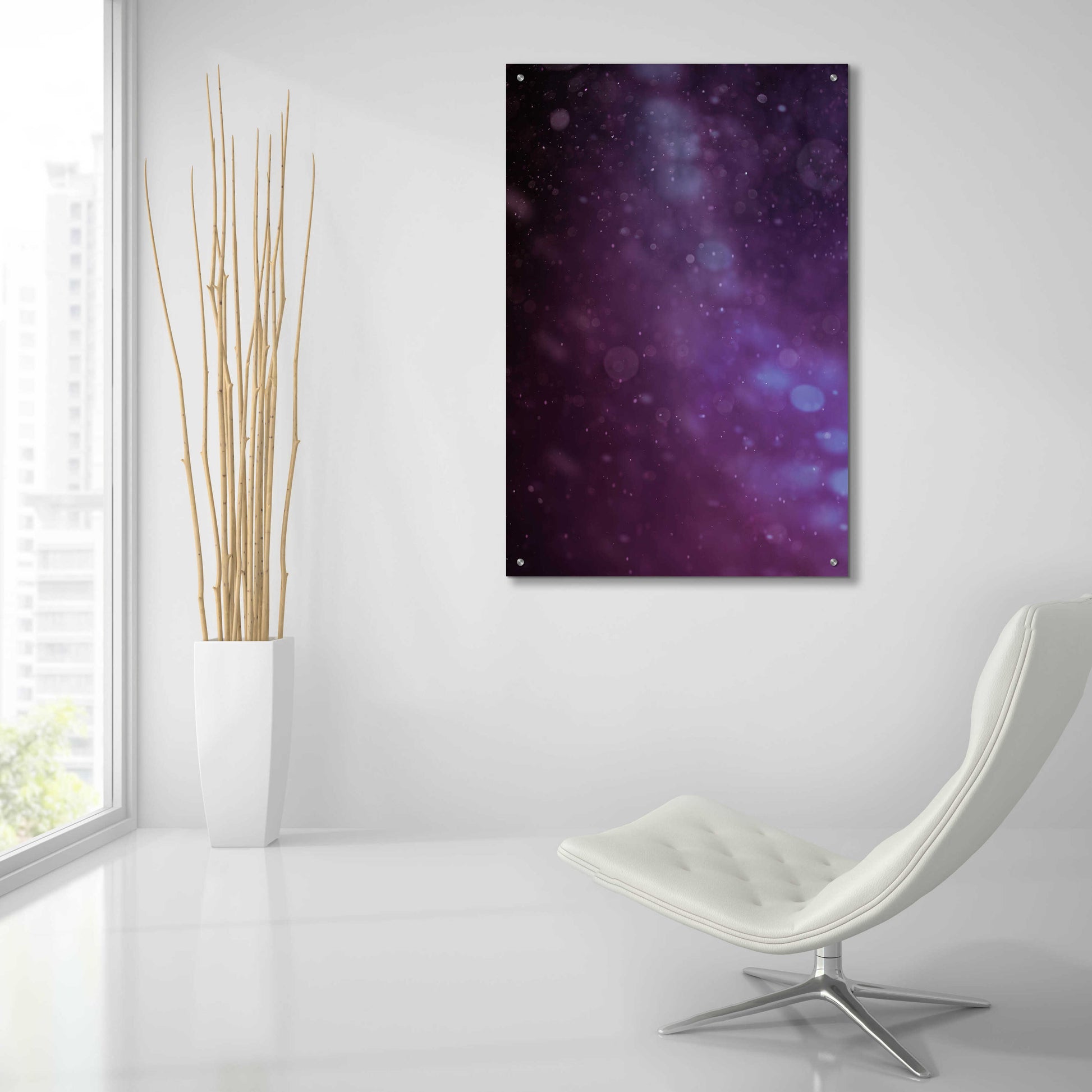 Epic Art 'Ending Night' by Unknown Artist, Acrylic Glass Wall Art,24x36