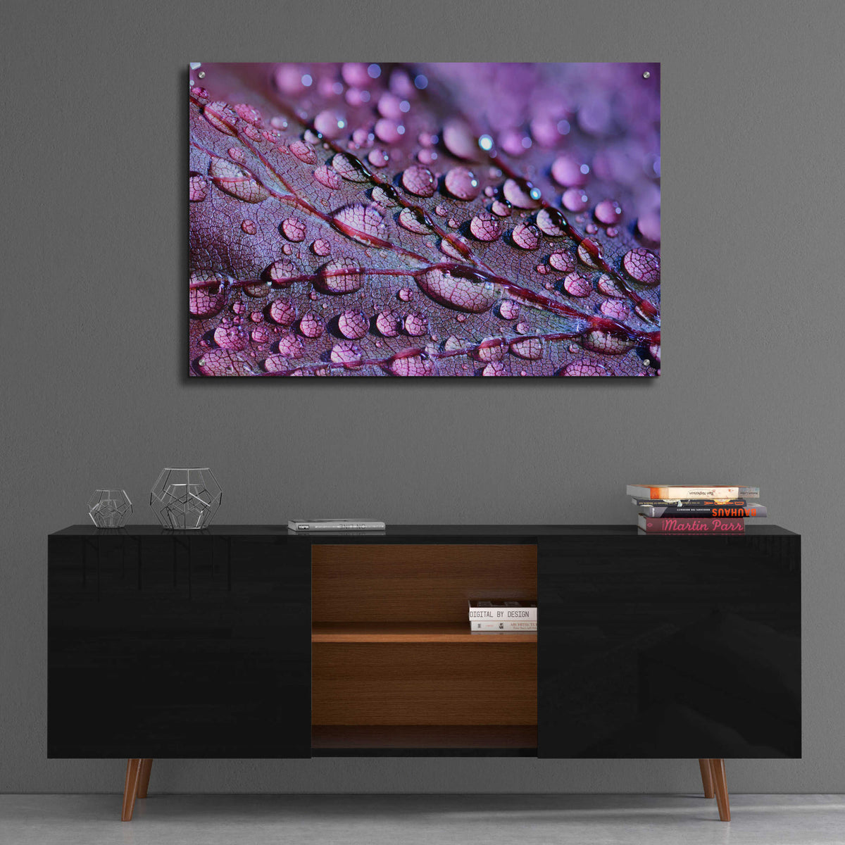 Epic Art 'Dewdrops' by Unknown Artist, Acrylic Glass Wall Art,36x24