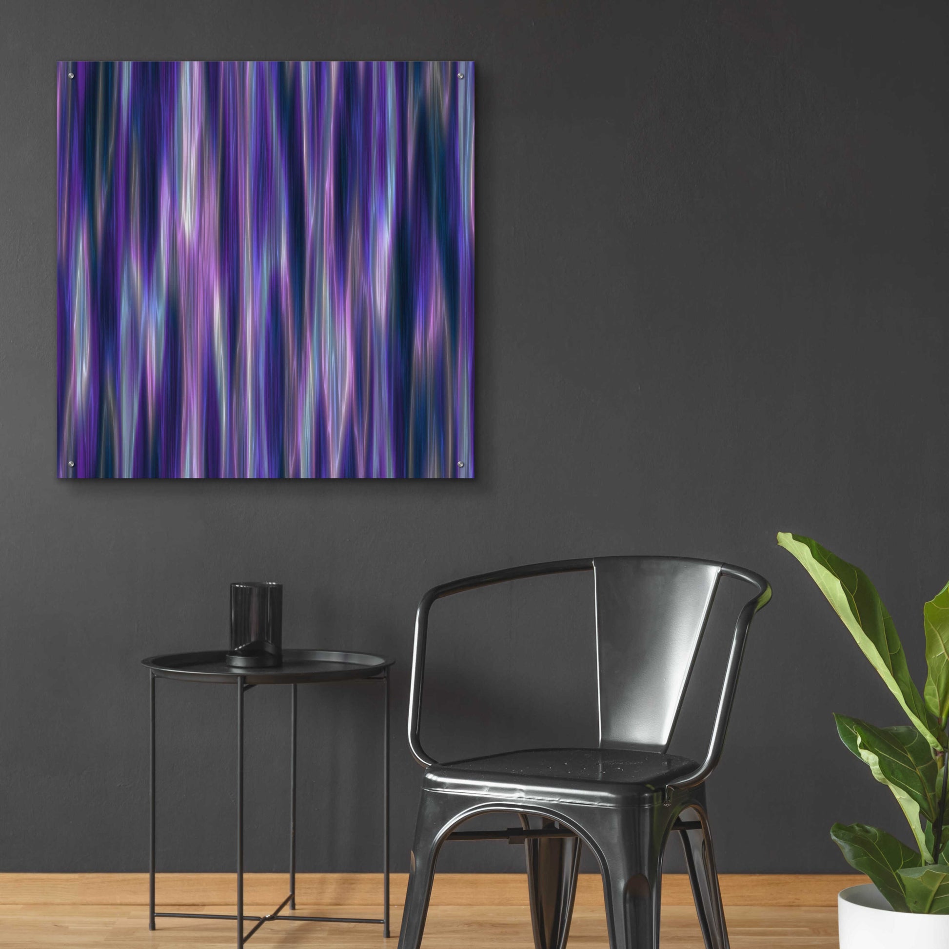 Epic Art 'Cyber Northern Lights' by Unknown Artist, Acrylic Glass Wall Art,36x36