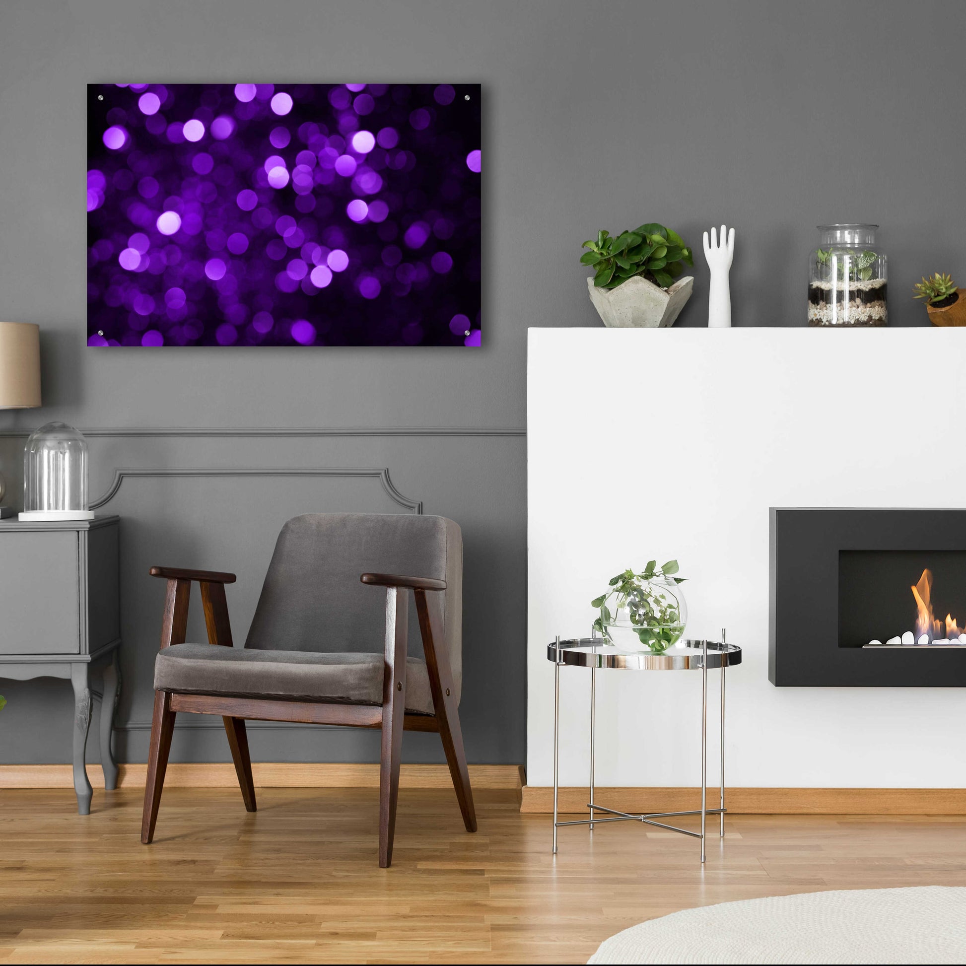 Epic Art 'Cyber Grapesh' by Unknown Artist, Acrylic Glass Wall Art,36x24