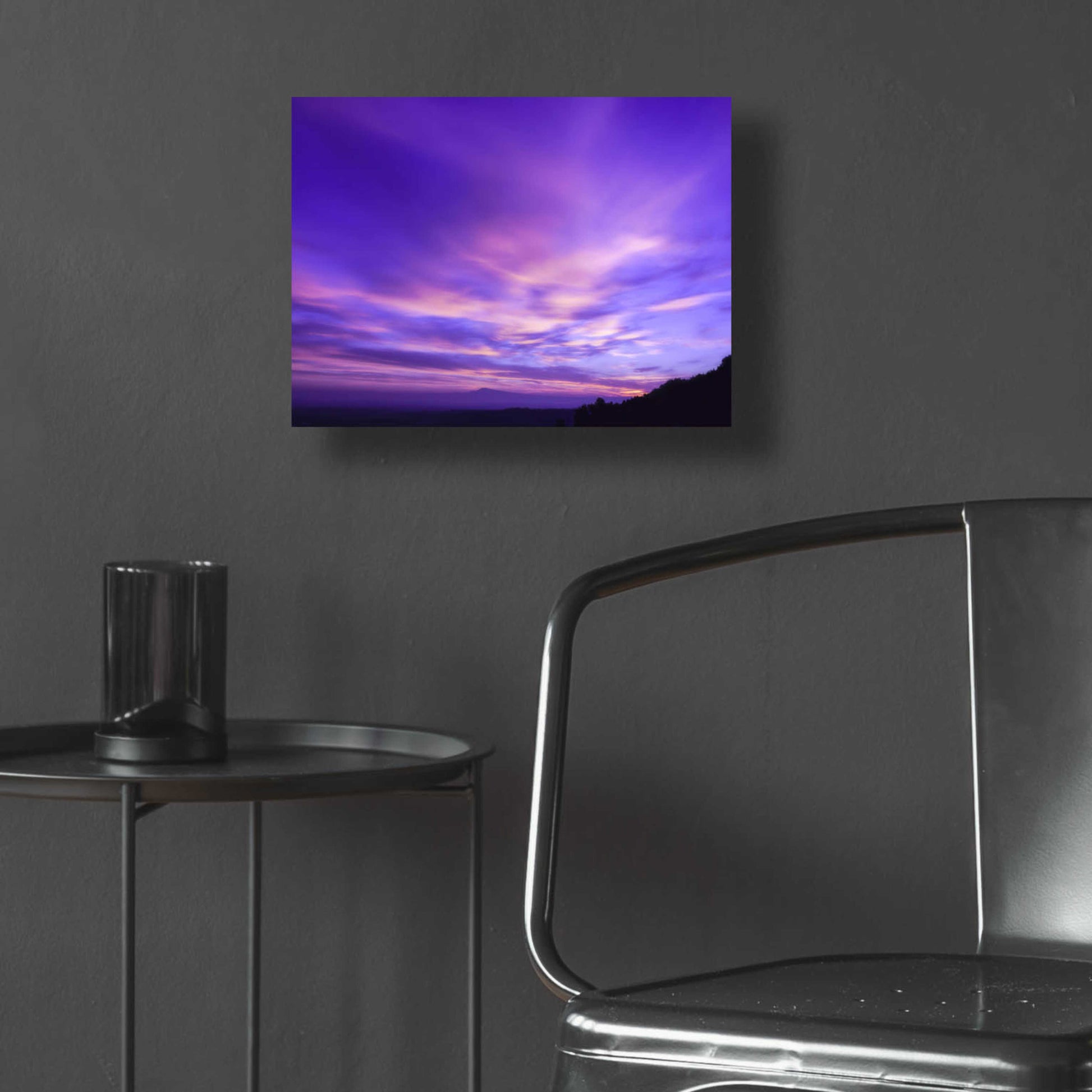 Epic Art 'Cotton Candy Sunrise' by Unknown Artist, Acrylic Glass Wall Art,16x12