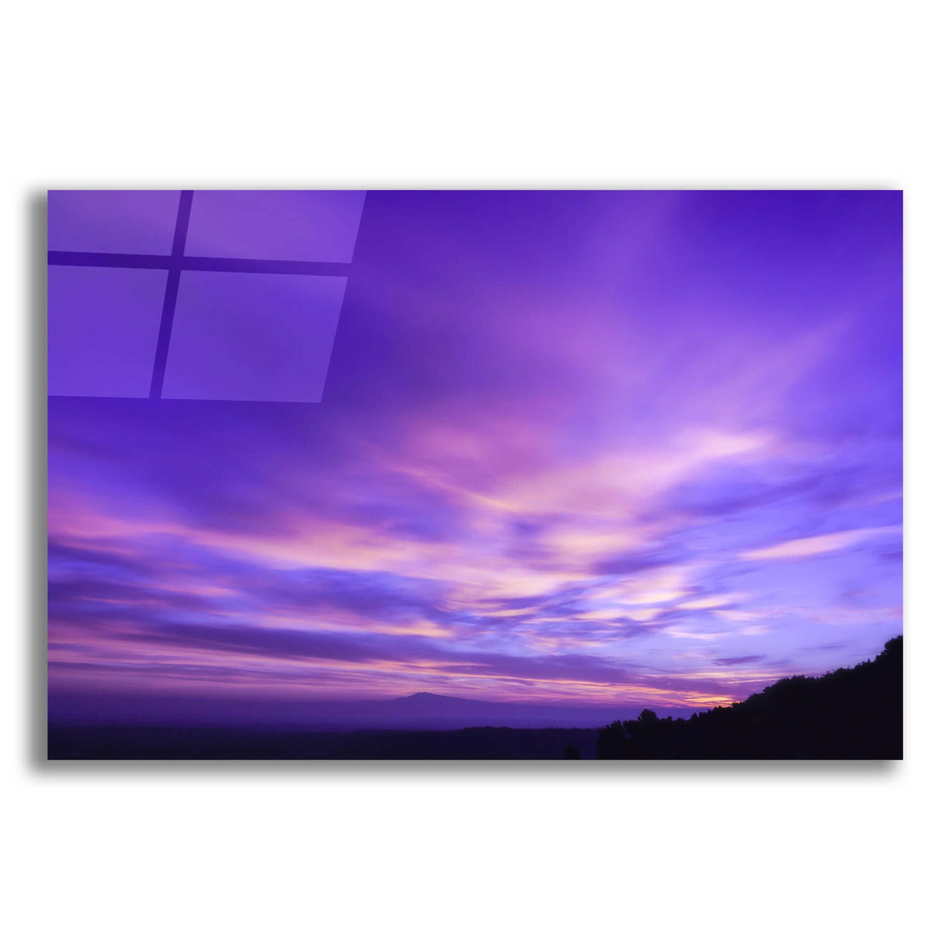 Epic Art 'Cotton Candy Sunrise' by Unknown Artist, Acrylic Glass Wall Art,16x12