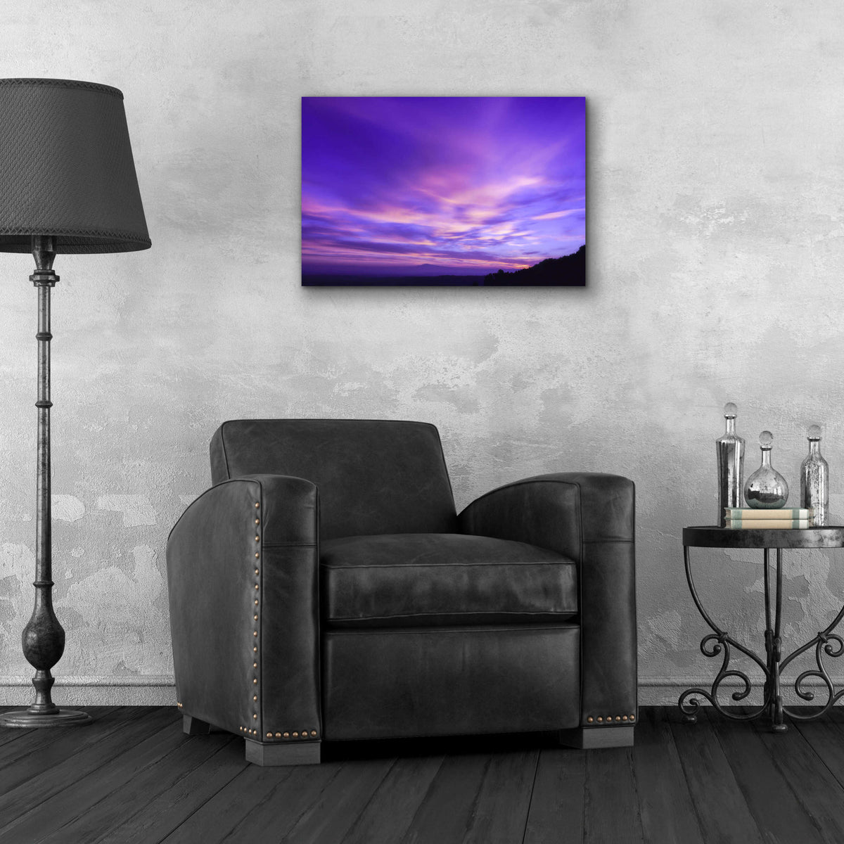 Epic Art 'Cotton Candy Sunrise' by Unknown Artist, Acrylic Glass Wall Art,24x16