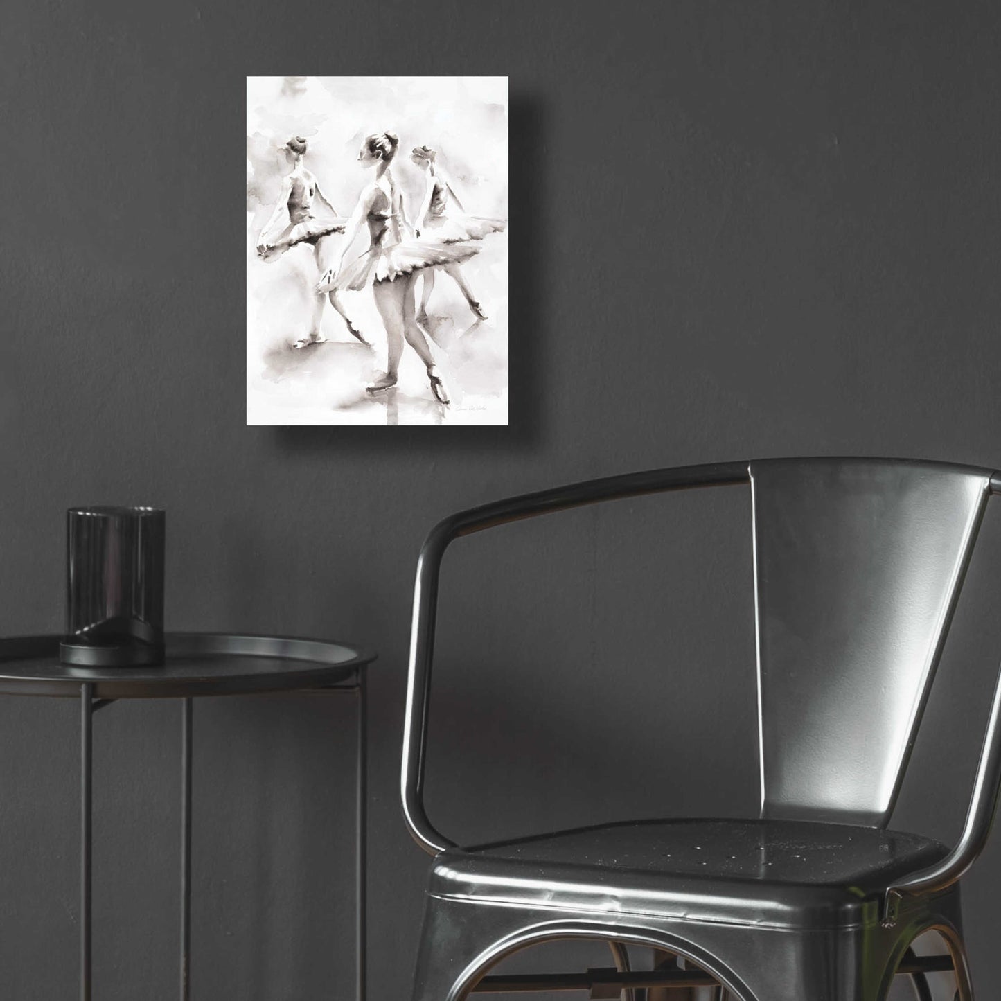 Epic Art 'Three Ballerinas' by Aimee Del Valle, Acrylic Glass Wall Art,12x16