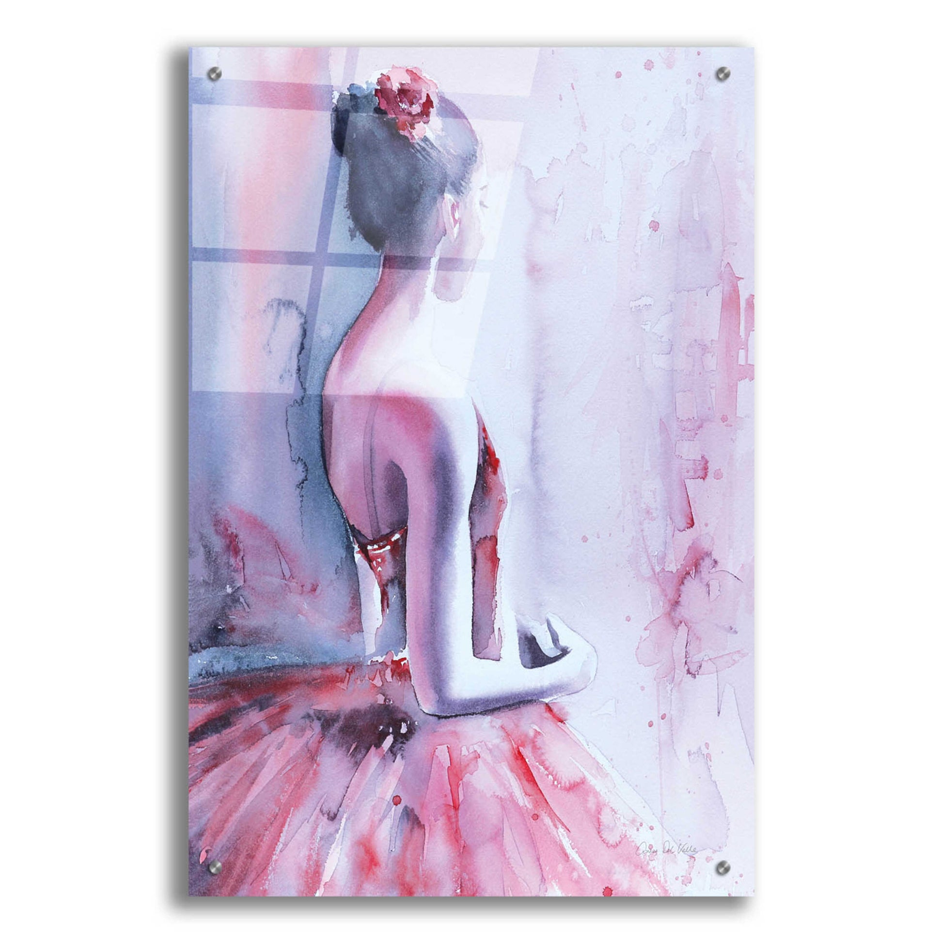 Epic Art 'Backstage Nerves' by Aimee Del Valle, Acrylic Glass Wall Art,24x36