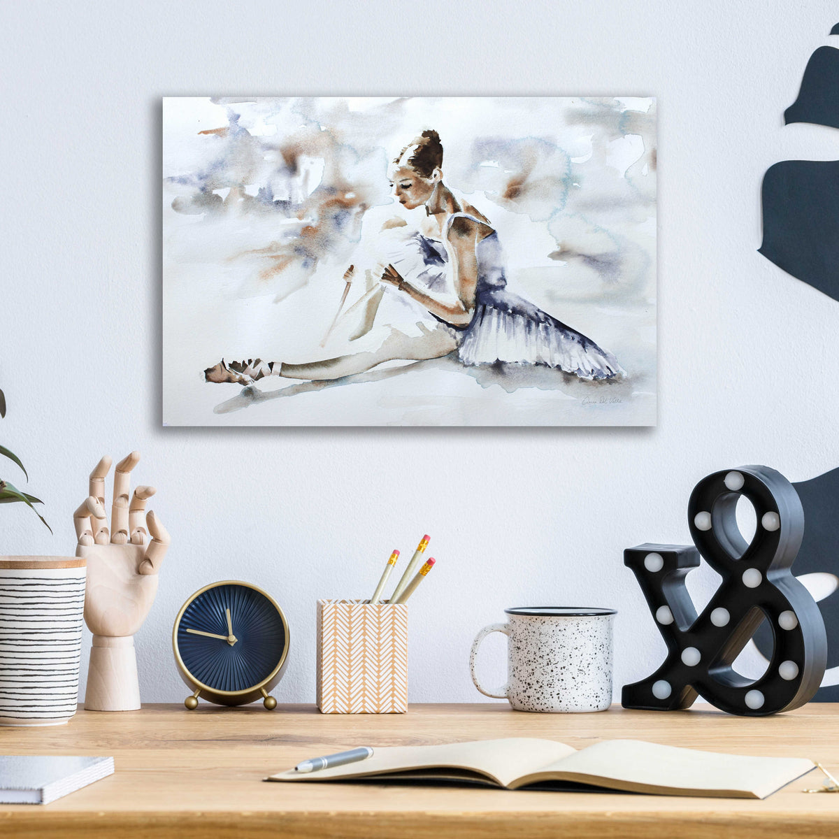 Epic Art 'Dress Rehearsal' by Aimee Del Valle, Acrylic Glass Wall Art,16x12