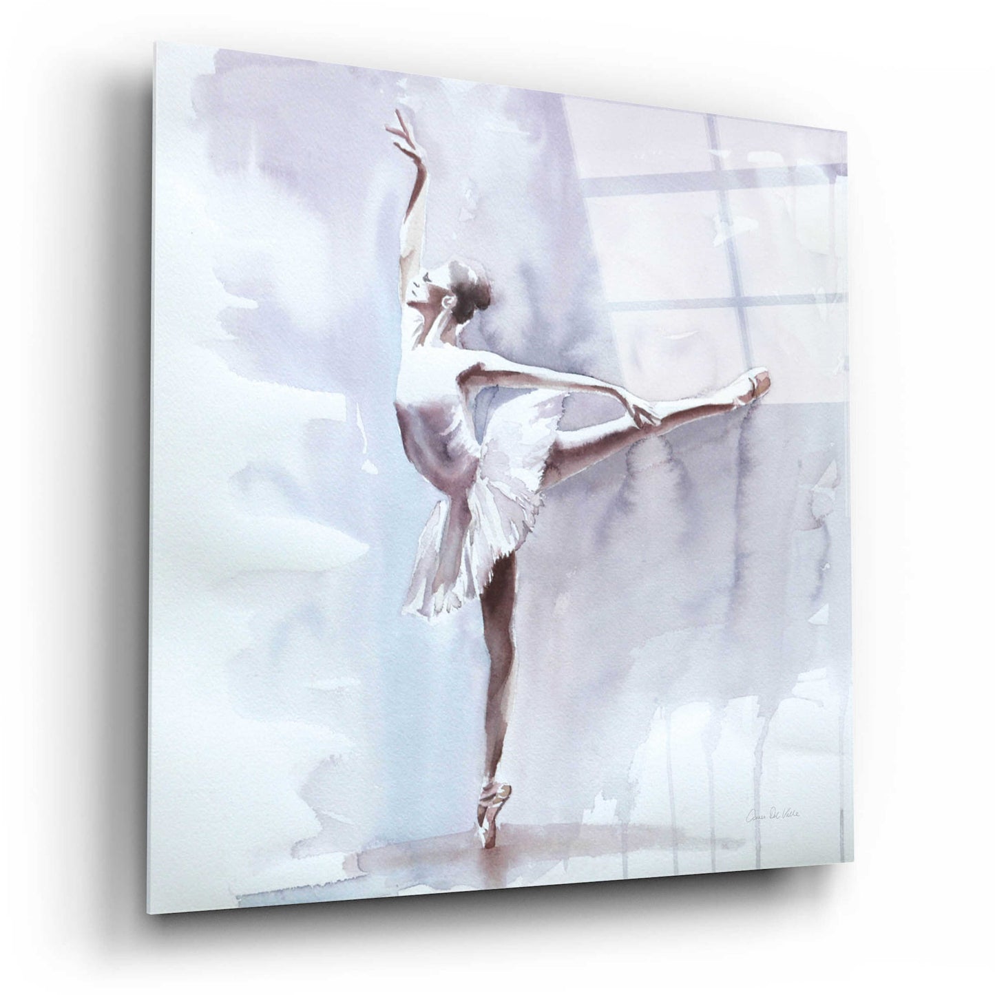 Epic Art 'Dusky Arabesque' by Aimee Del Valle, Acrylic Glass Wall Art,12x12