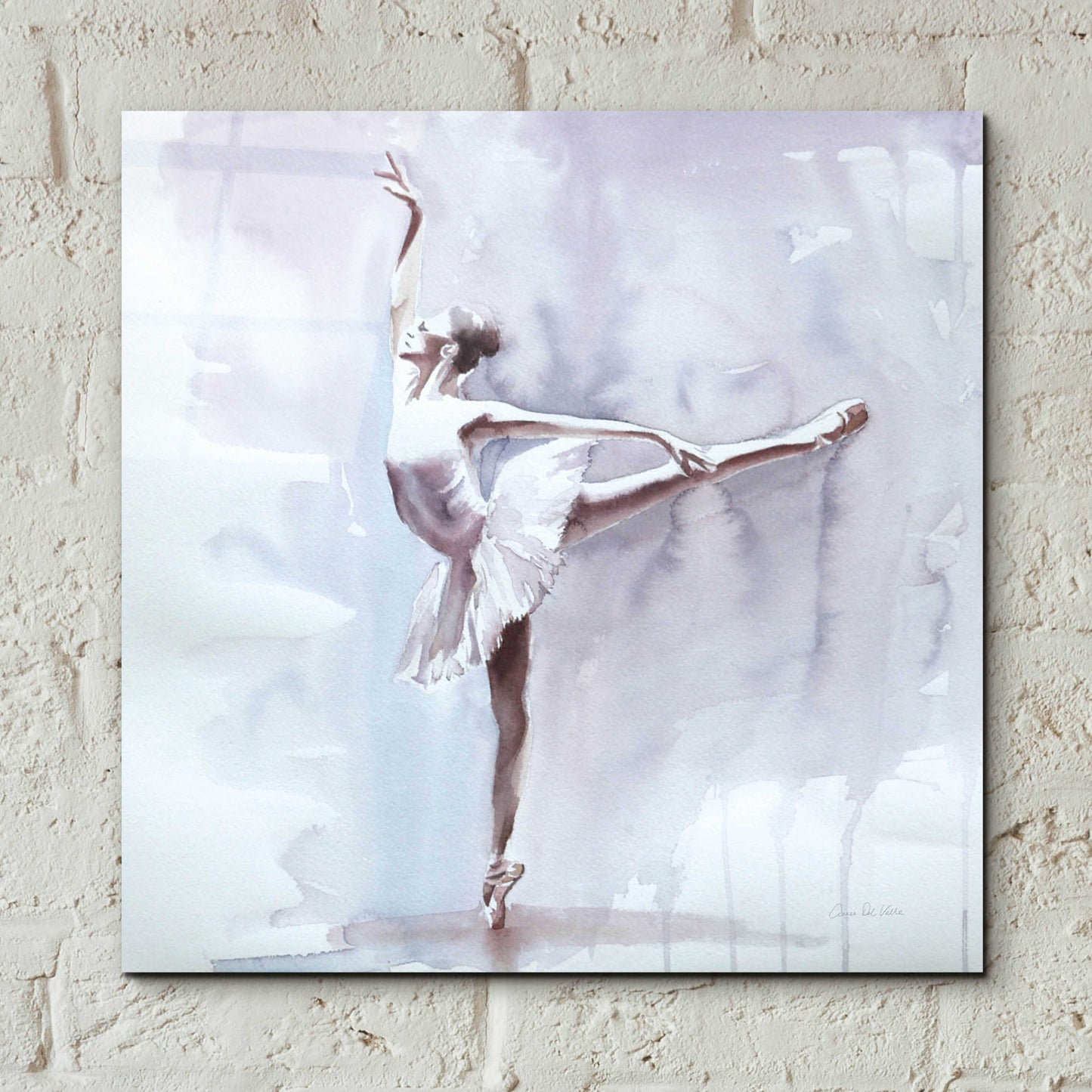 Epic Art 'Dusky Arabesque' by Aimee Del Valle, Acrylic Glass Wall Art,12x12