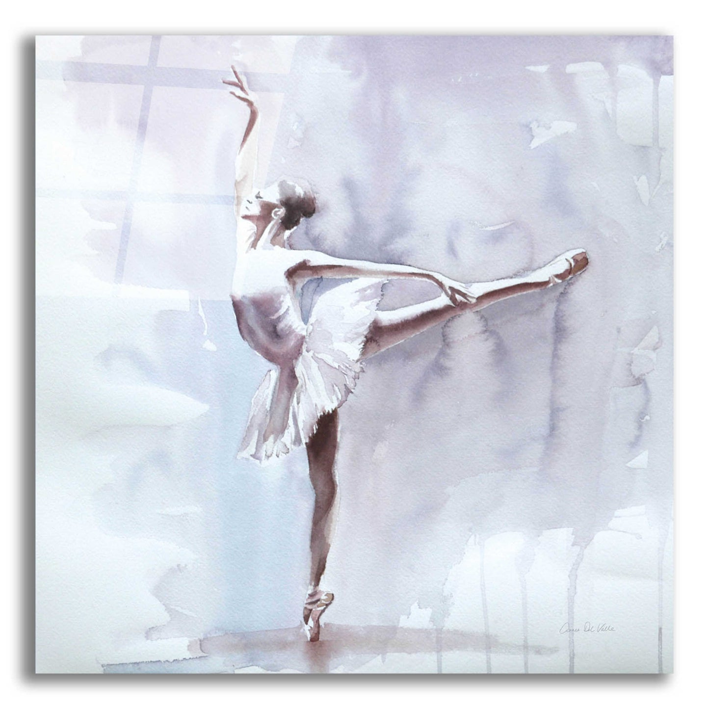 Epic Art 'Dusky Arabesque' by Aimee Del Valle, Acrylic Glass Wall Art,12x12