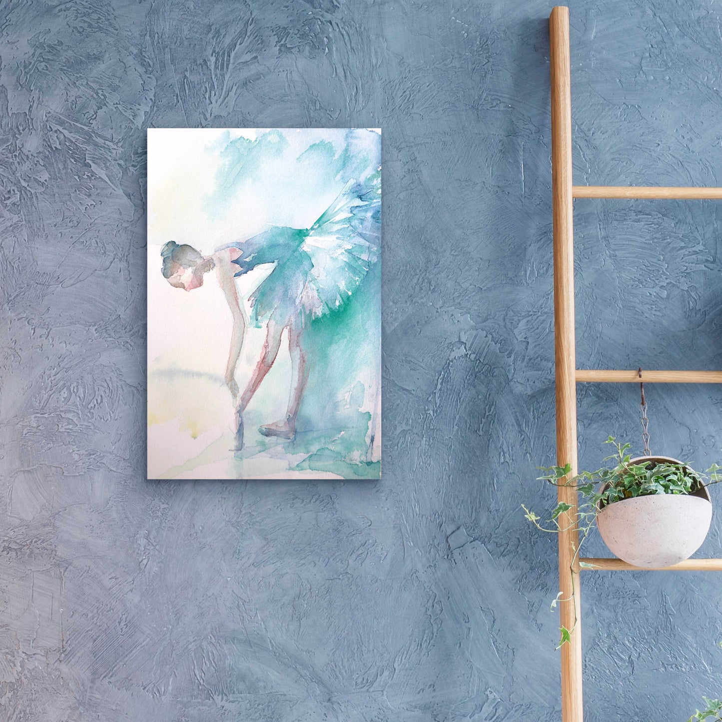 Epic Art 'Pointe Shoes' by Aimee Del Valle, Acrylic Glass Wall Art,16x24