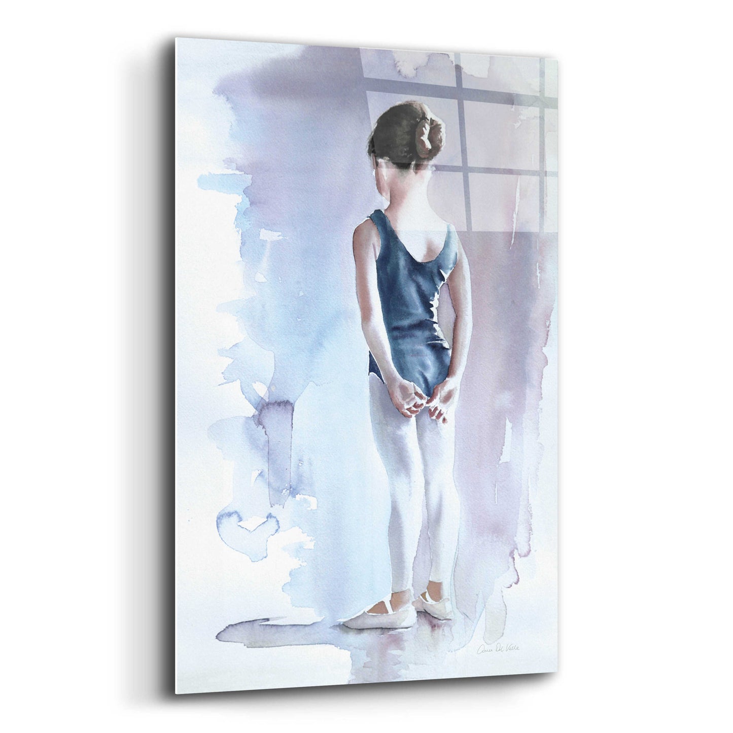 Epic Art 'First Day At Ballet' by Aimee Del Valle, Acrylic Glass Wall Art,16x24