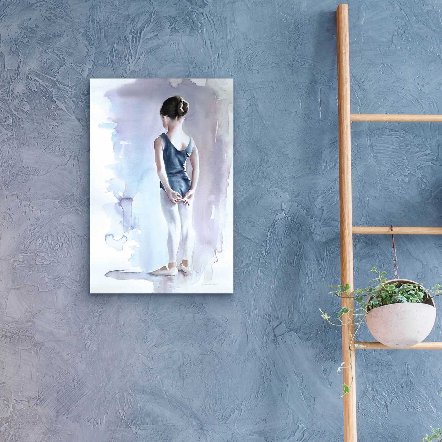 Epic Art 'First Day At Ballet' by Aimee Del Valle, Acrylic Glass Wall Art,16x24