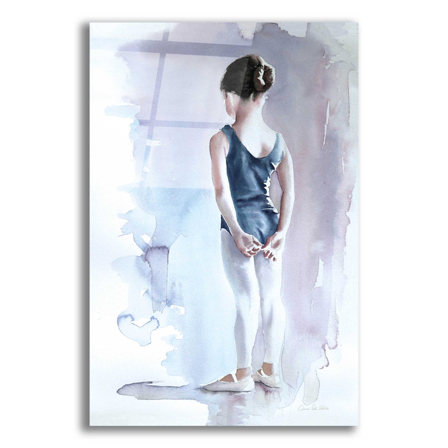 Epic Art 'First Day At Ballet' by Aimee Del Valle, Acrylic Glass Wall Art,16x24