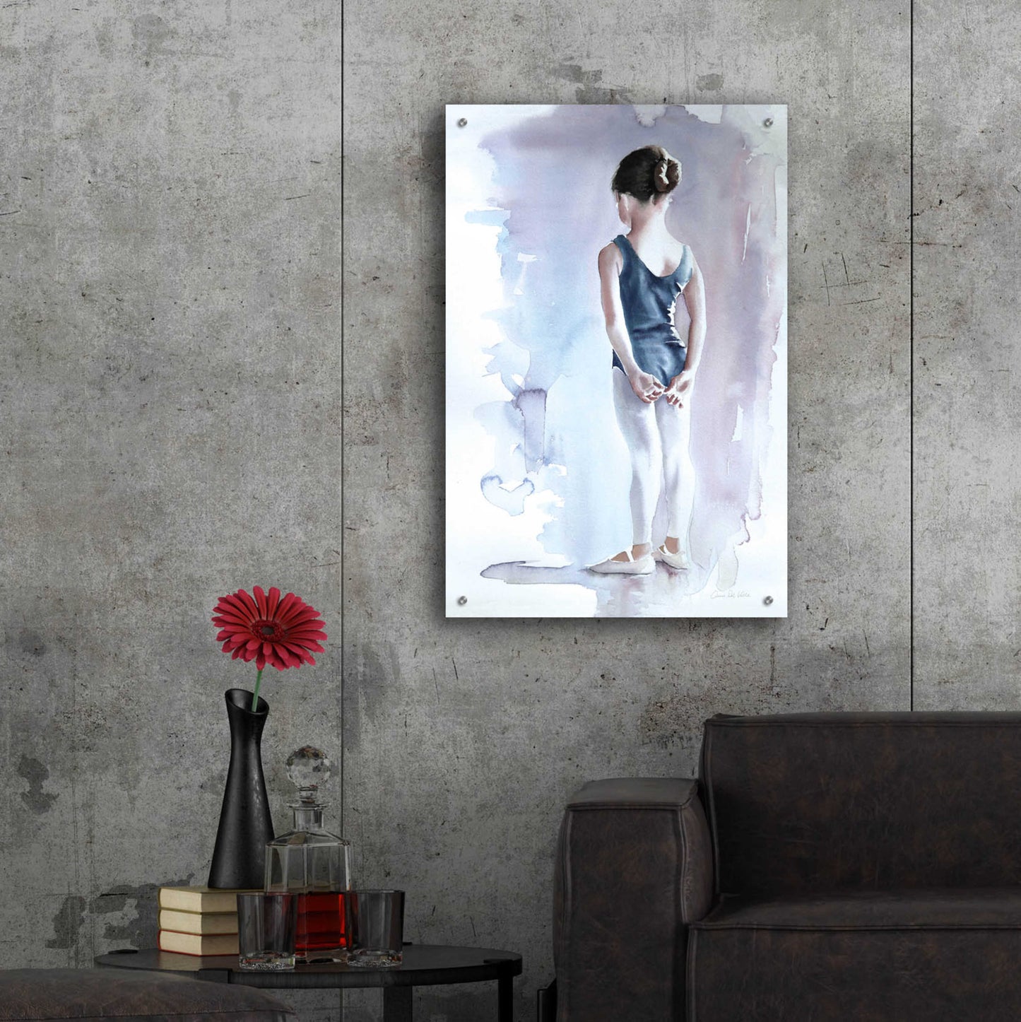 Epic Art 'First Day At Ballet' by Aimee Del Valle, Acrylic Glass Wall Art,24x36