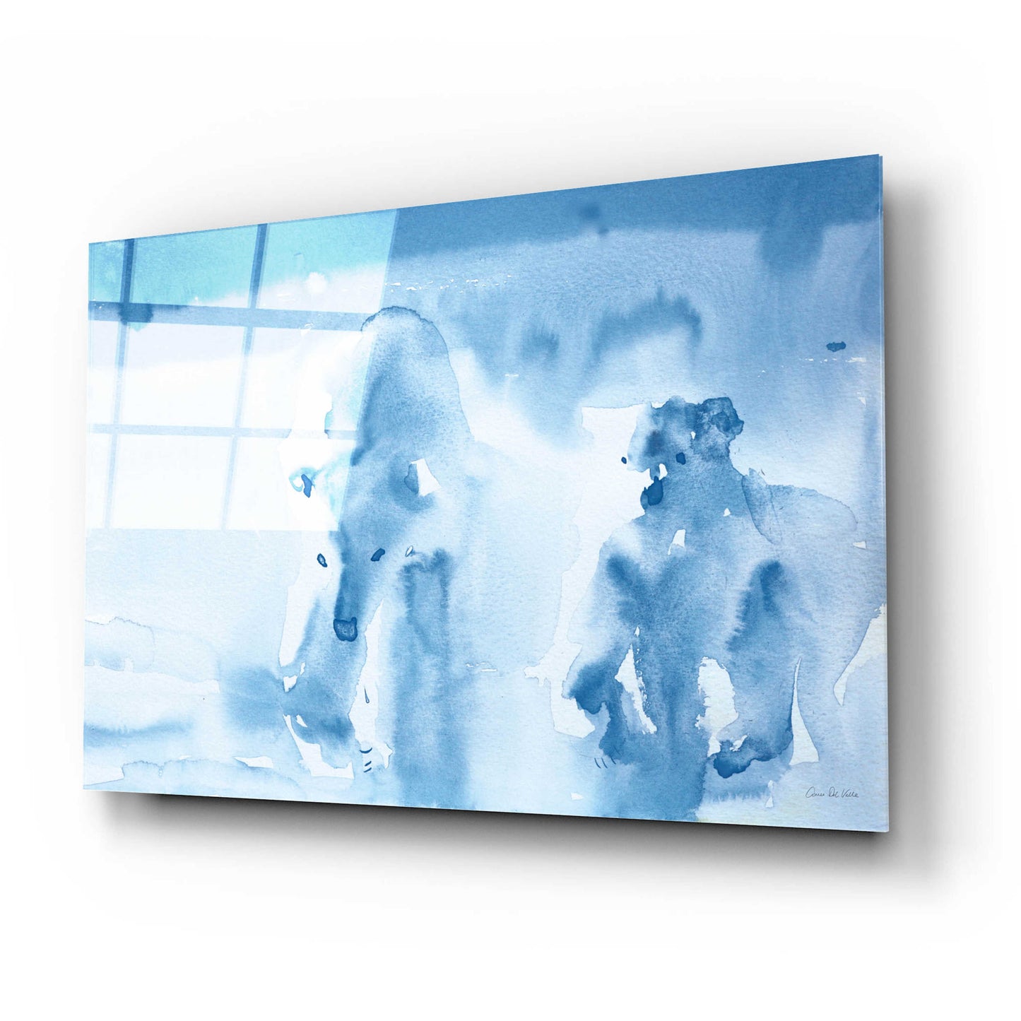 Epic Art 'Ice Bears' by Aimee Del Valle, Acrylic Glass Wall Art,24x16