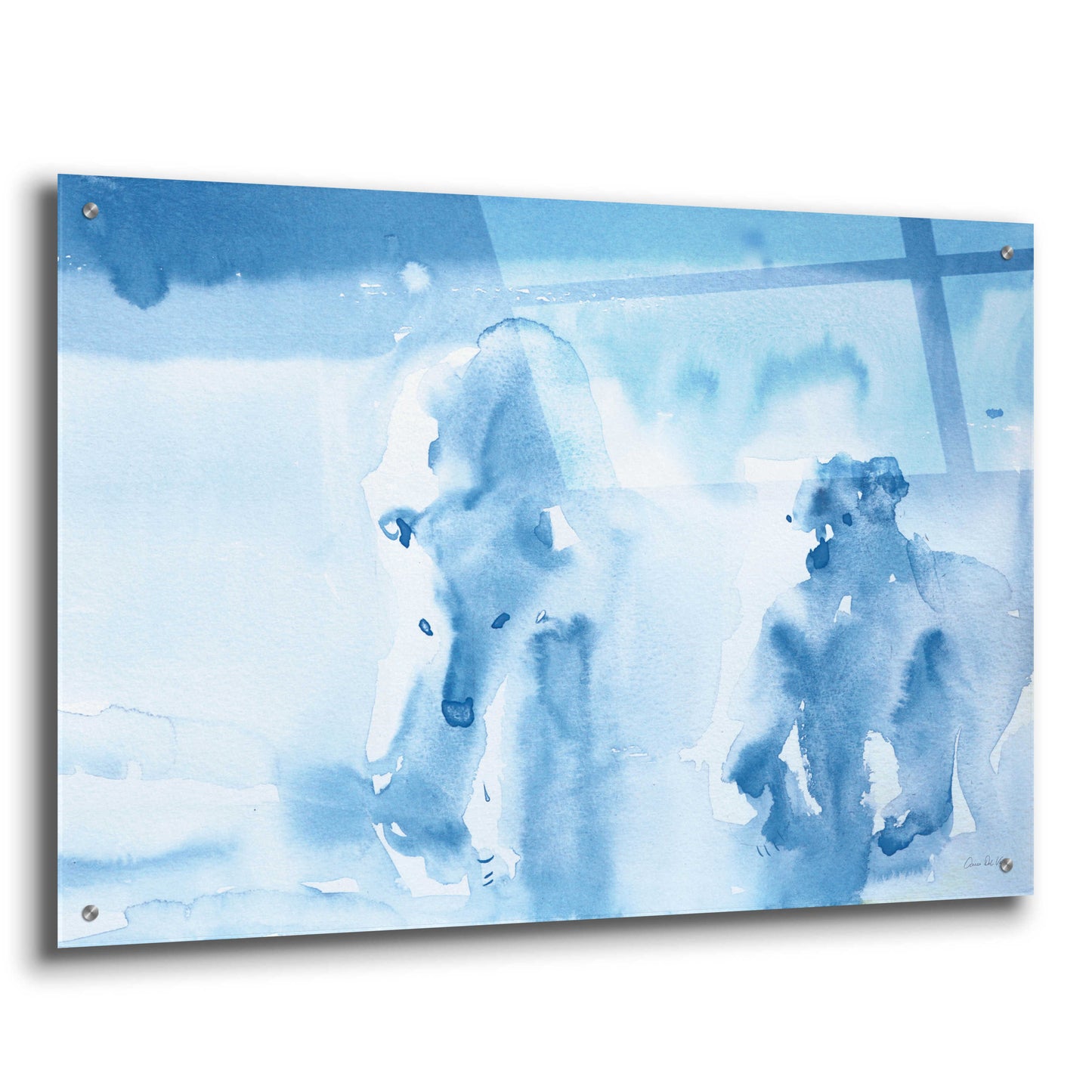 Epic Art 'Ice Bears' by Aimee Del Valle, Acrylic Glass Wall Art,36x24