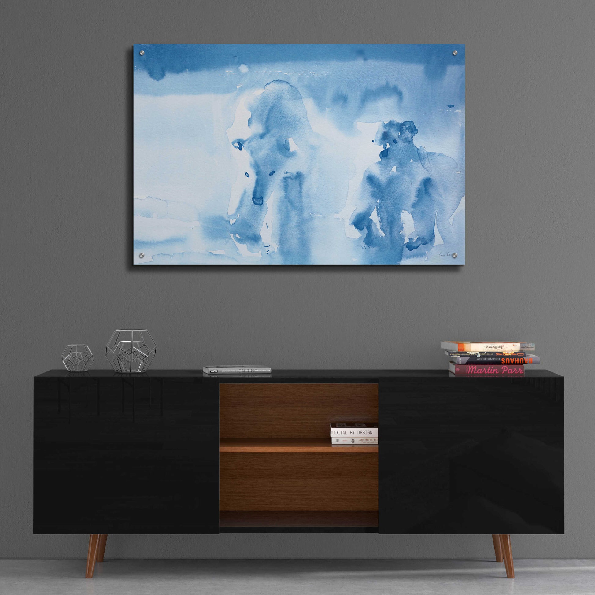 Epic Art 'Ice Bears' by Aimee Del Valle, Acrylic Glass Wall Art,36x24