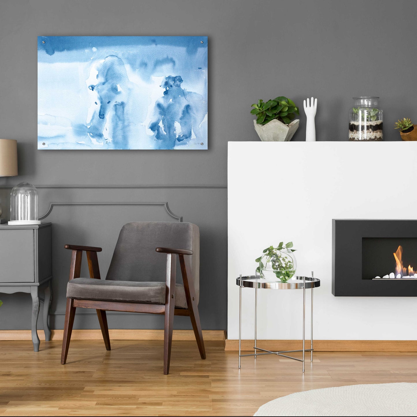 Epic Art 'Ice Bears' by Aimee Del Valle, Acrylic Glass Wall Art,36x24