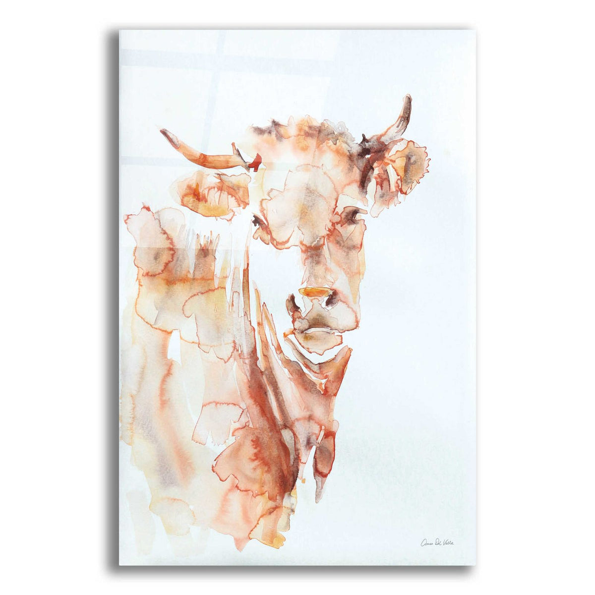 Village Cow by Alan Majchrowicz acrylic glass wall art