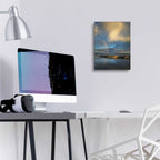 Blue Rocks by Alan Majchrowicz - 12x16 acrylic wall art in a room