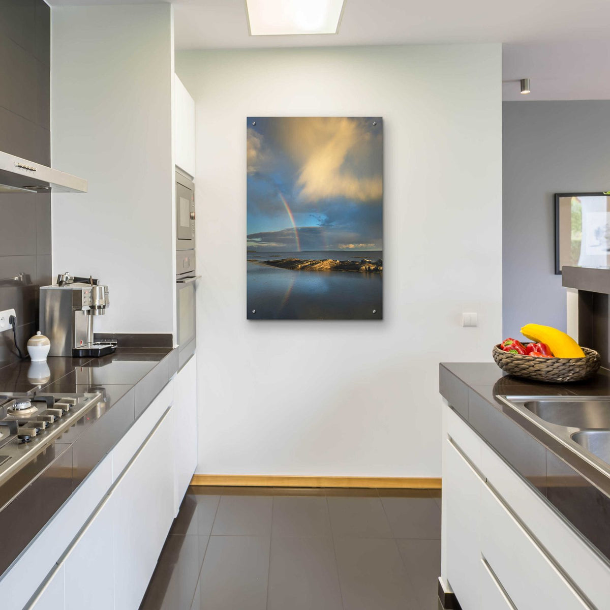 Blue Rocks by Alan Majchrowicz - 24x36 acrylic wall art in a room