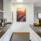 Skagit Valley Tulips II by Alan Majchrowicz - 24x36 acrylic wall art in a room