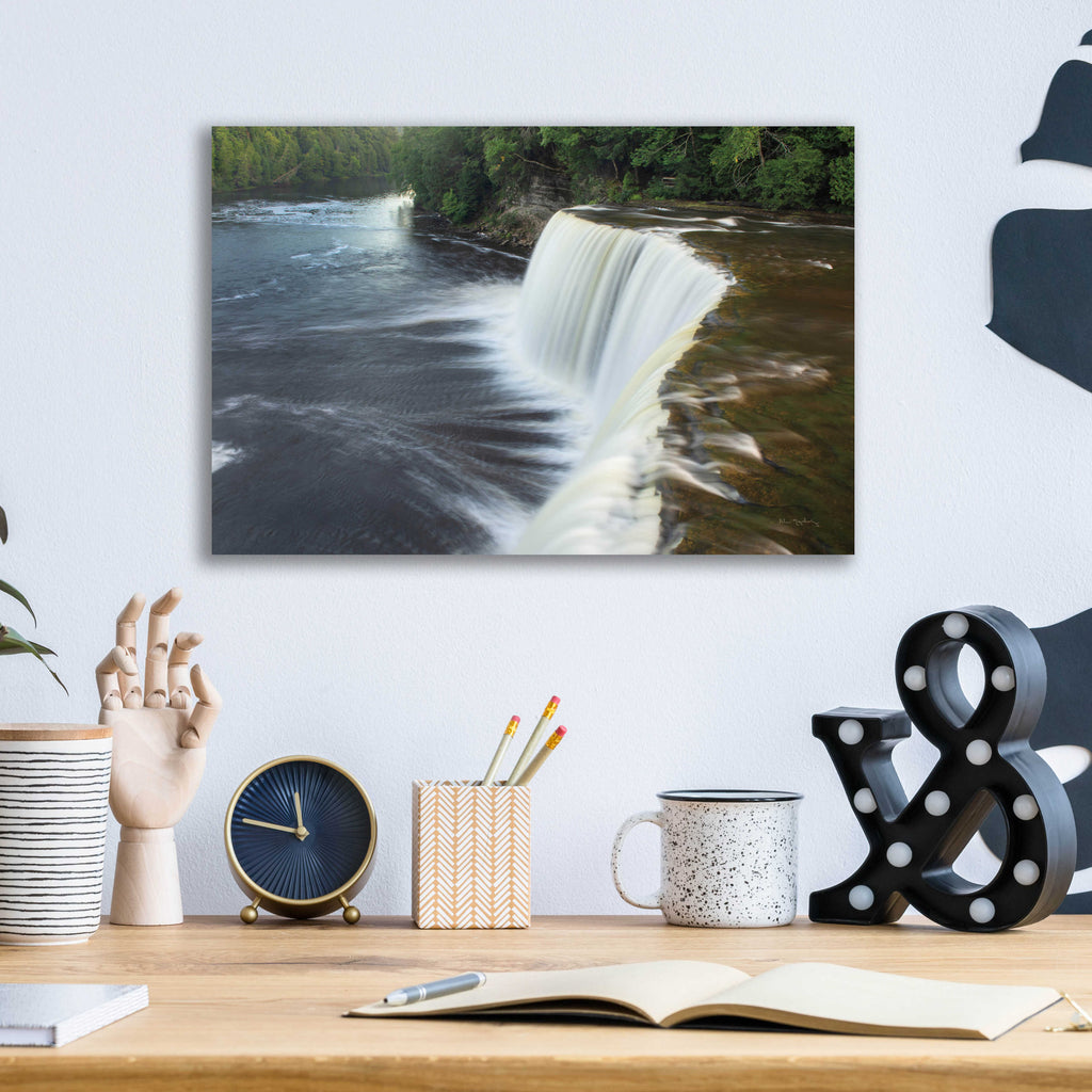 Tahquamenon Falls Michigan I by Alan Majchrowicz - 16x12 acrylic wall art in a room
