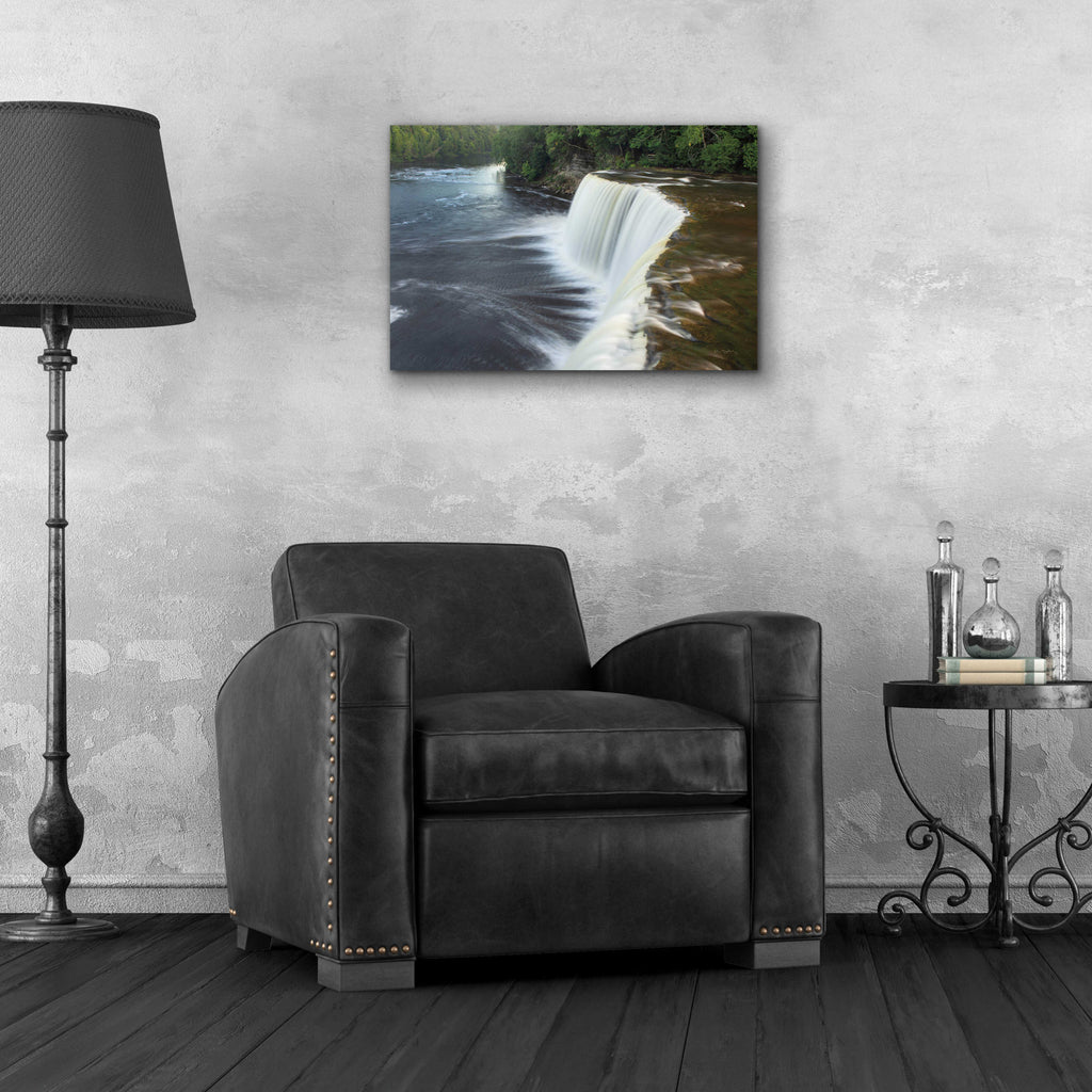 Tahquamenon Falls Michigan I by Alan Majchrowicz - 24x16 acrylic wall art in a room