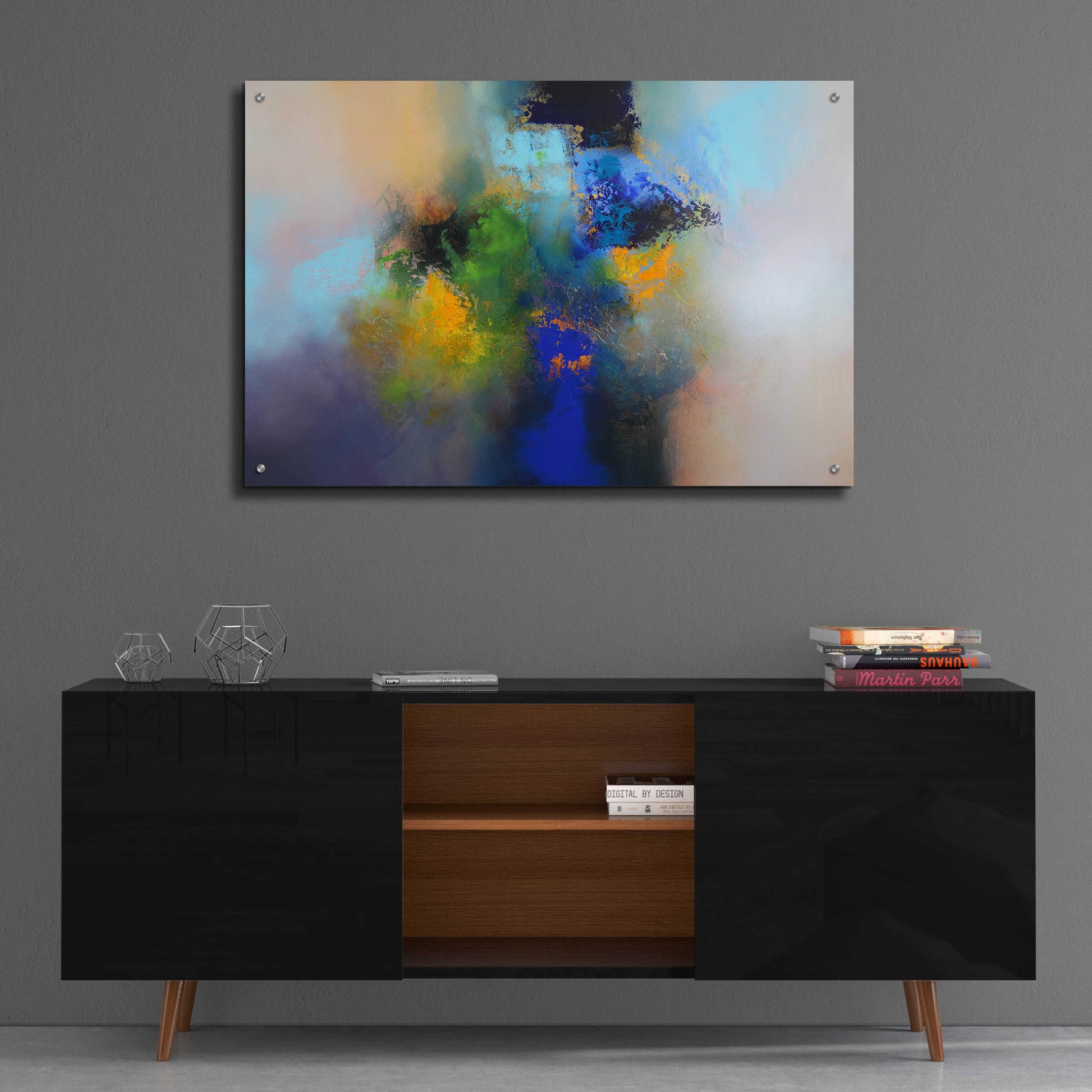 Epic Art 'Rain Garden' by Eelco Maan, Acrylic Glass Wall Art,36x24